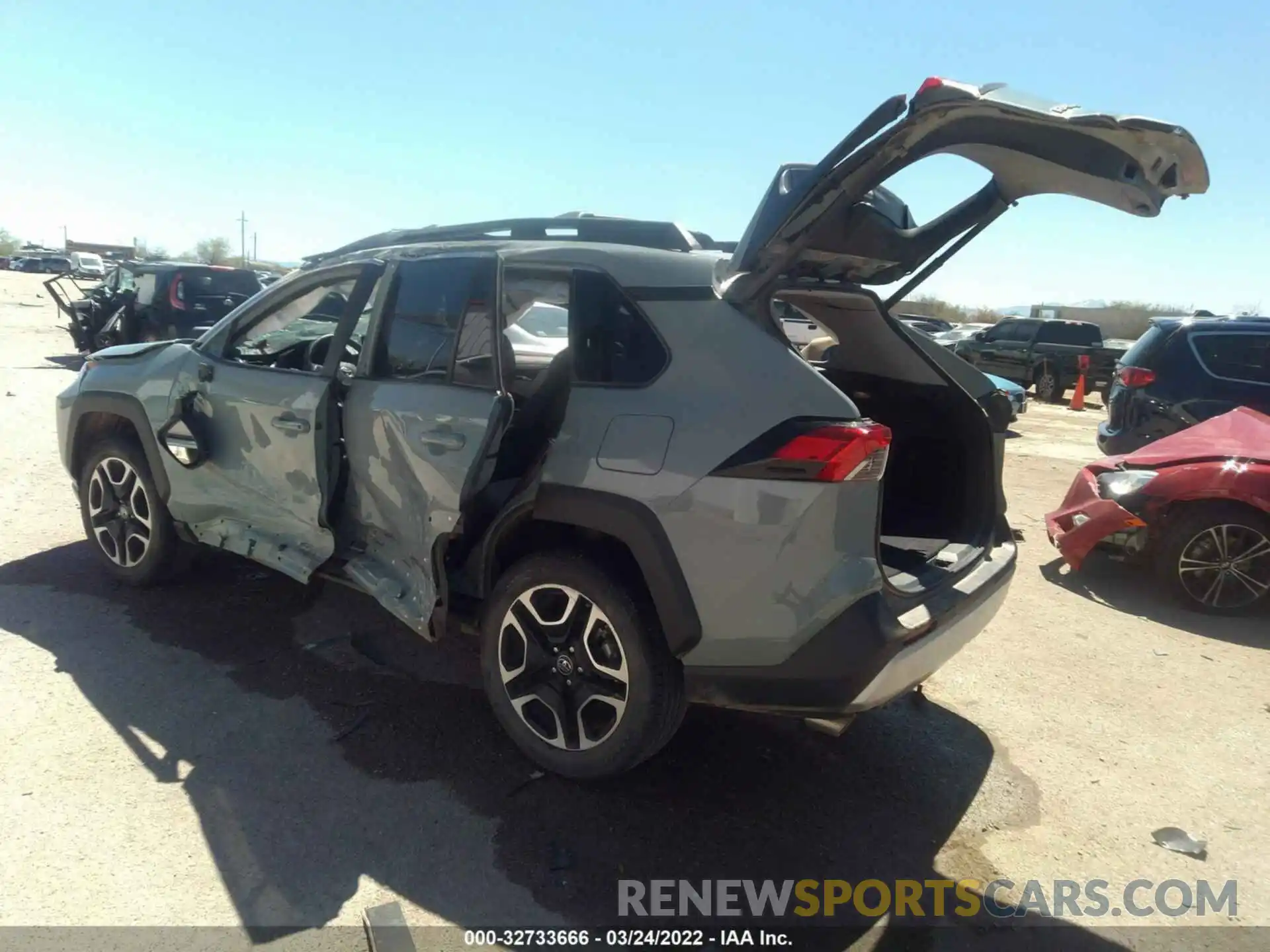 3 Photograph of a damaged car 2T3J1RFV6KC041659 TOYOTA RAV4 2019