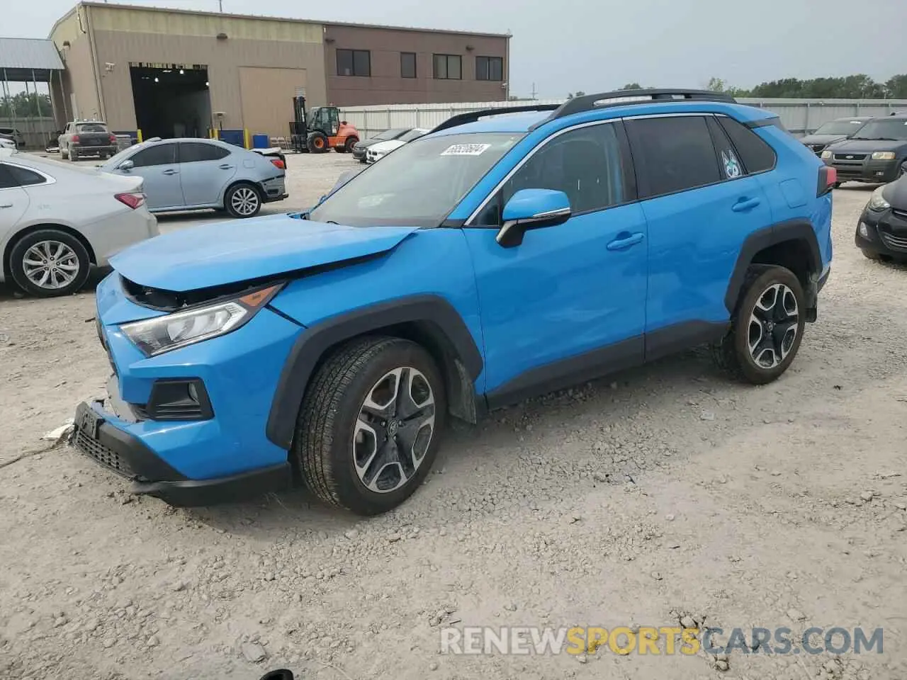1 Photograph of a damaged car 2T3J1RFV6KC043203 TOYOTA RAV4 2019
