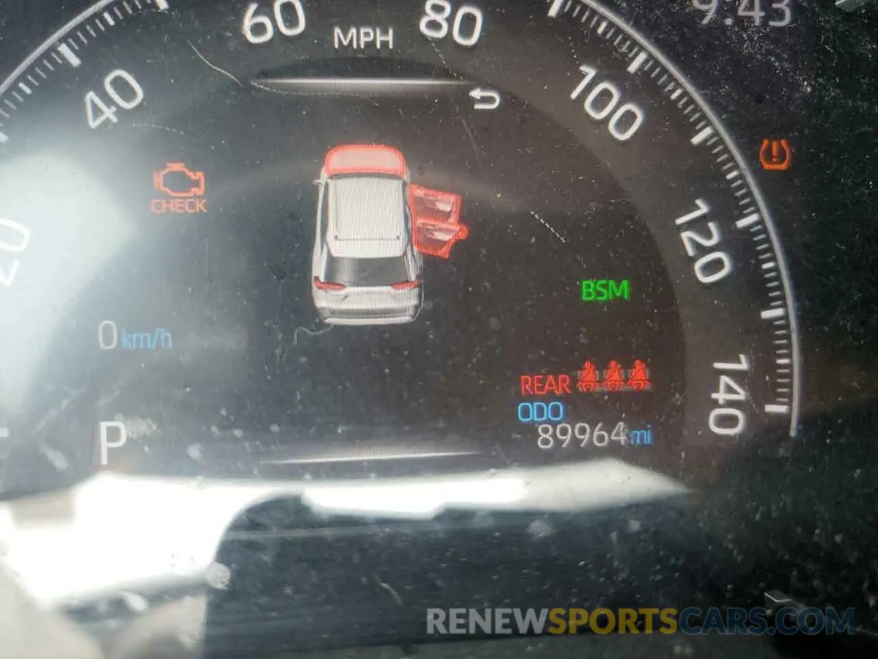 9 Photograph of a damaged car 2T3J1RFV6KC043203 TOYOTA RAV4 2019