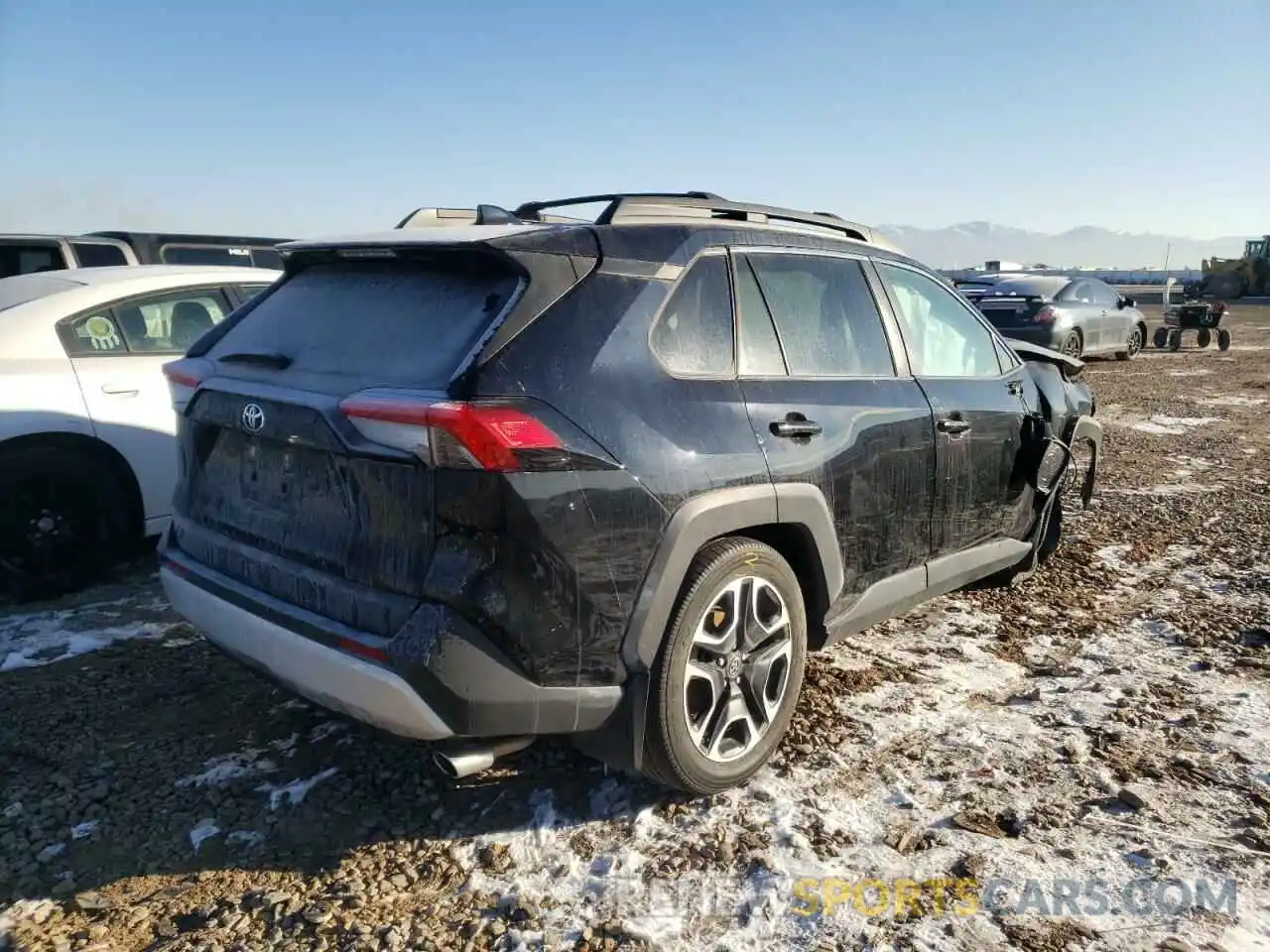 4 Photograph of a damaged car 2T3J1RFV6KW001256 TOYOTA RAV4 2019