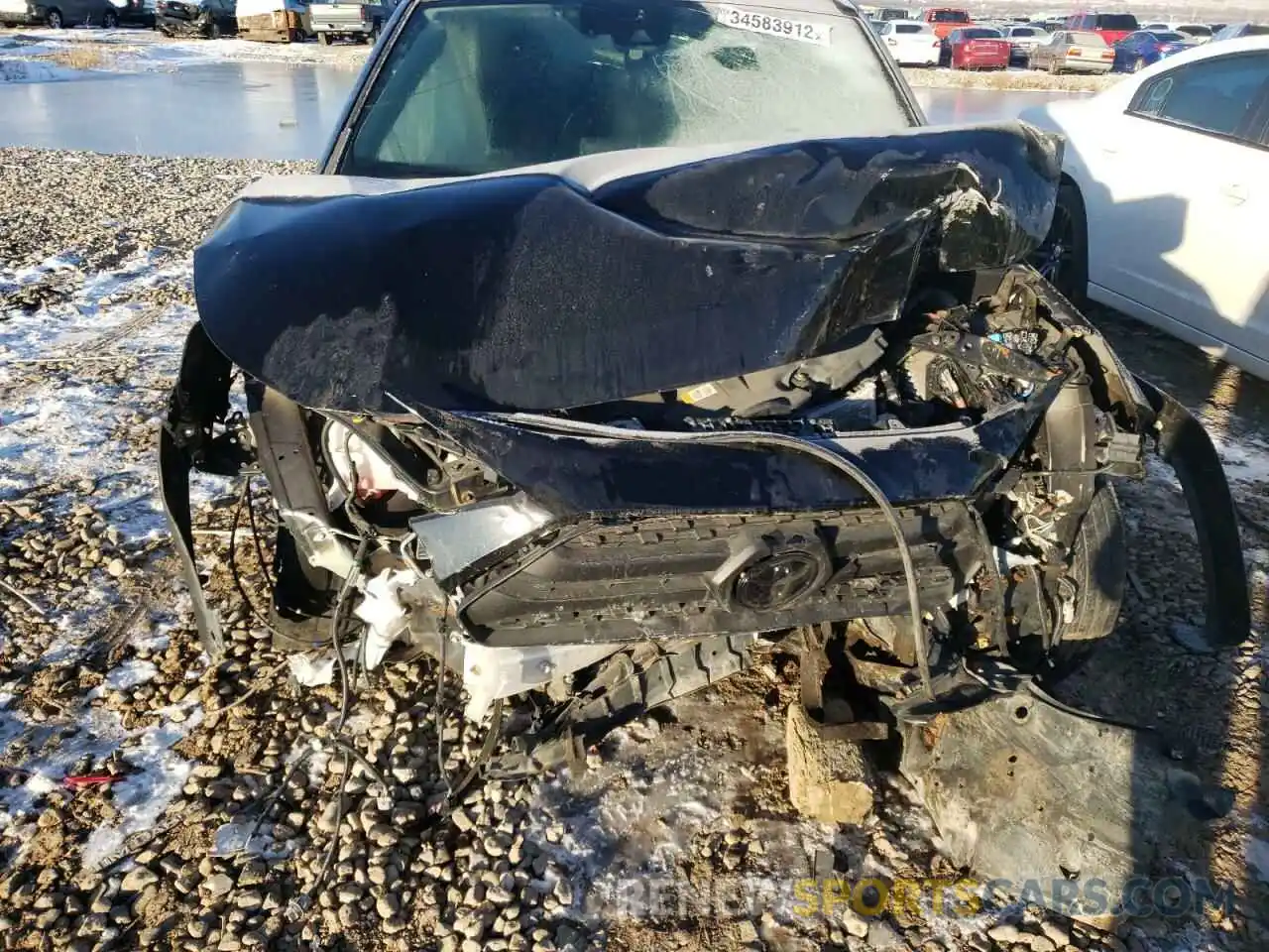 9 Photograph of a damaged car 2T3J1RFV6KW001256 TOYOTA RAV4 2019