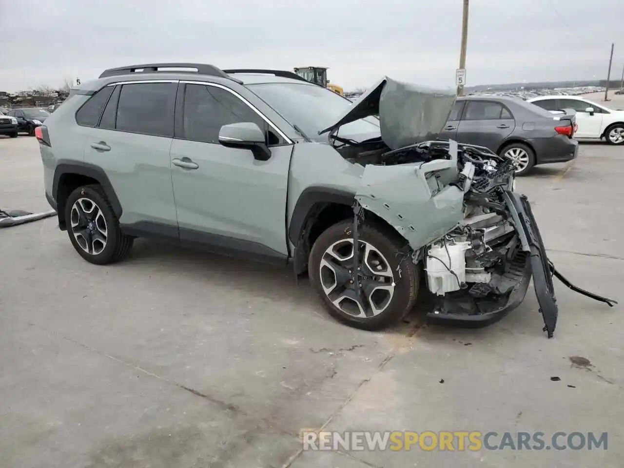 4 Photograph of a damaged car 2T3J1RFV6KW006537 TOYOTA RAV4 2019