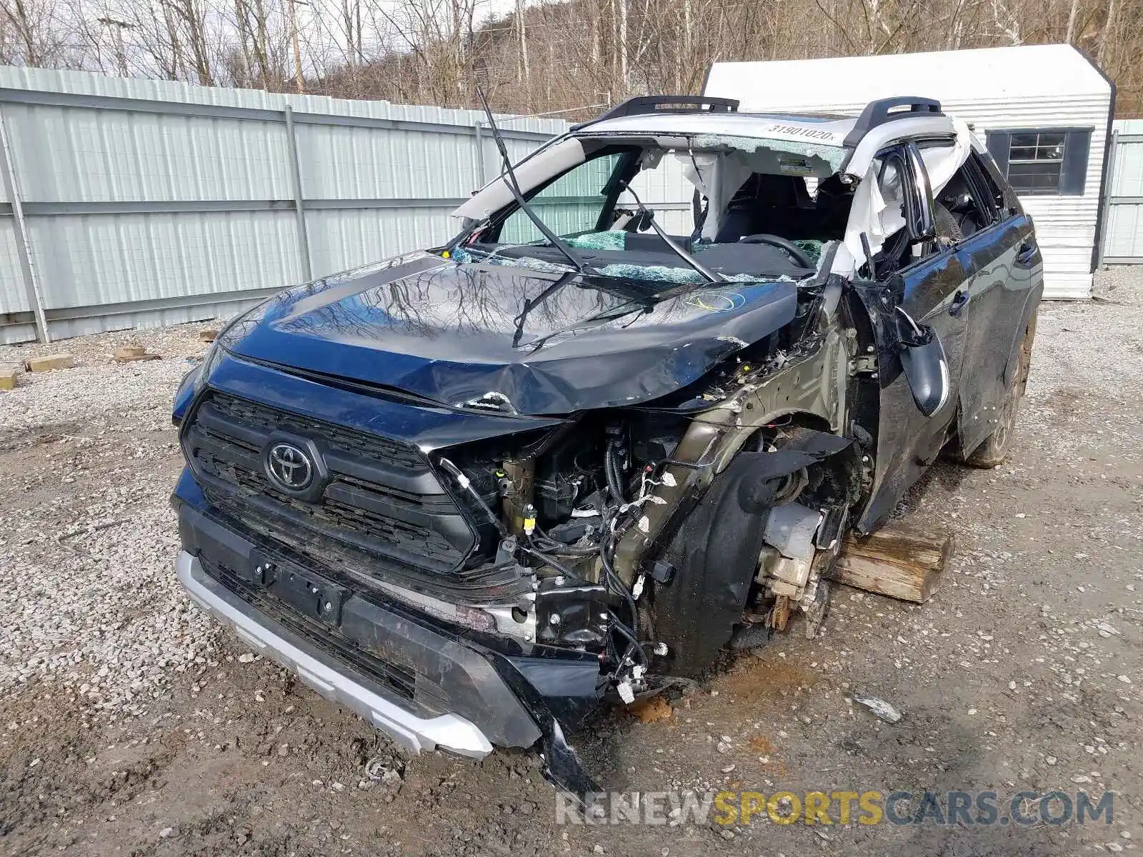 2 Photograph of a damaged car 2T3J1RFV6KW023497 TOYOTA RAV4 2019