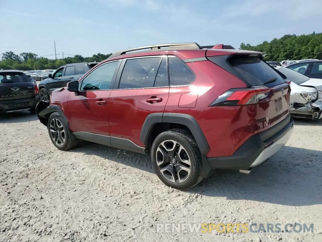 2 Photograph of a damaged car 2T3J1RFV6KW028649 TOYOTA RAV4 2019