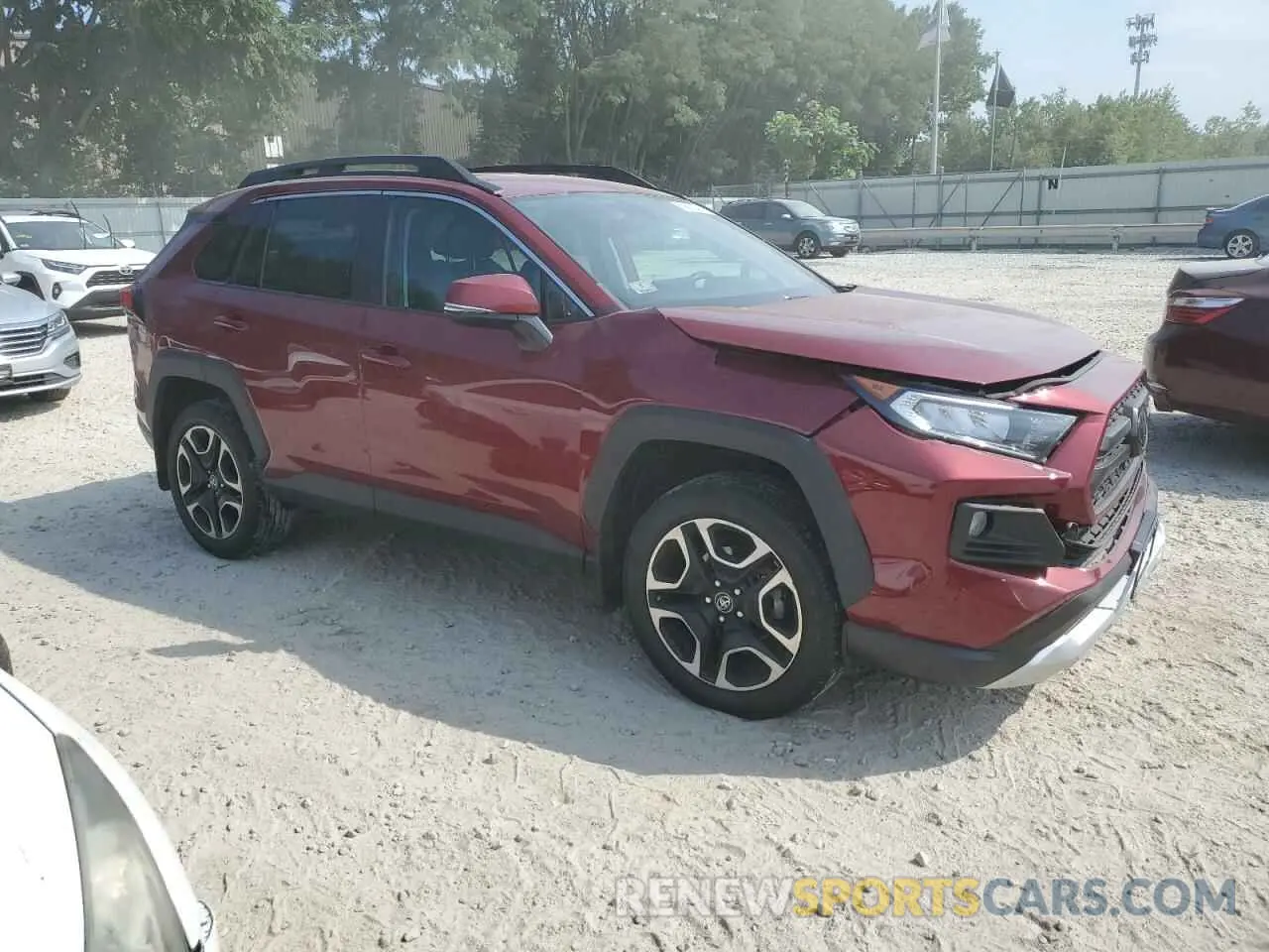 4 Photograph of a damaged car 2T3J1RFV6KW028649 TOYOTA RAV4 2019
