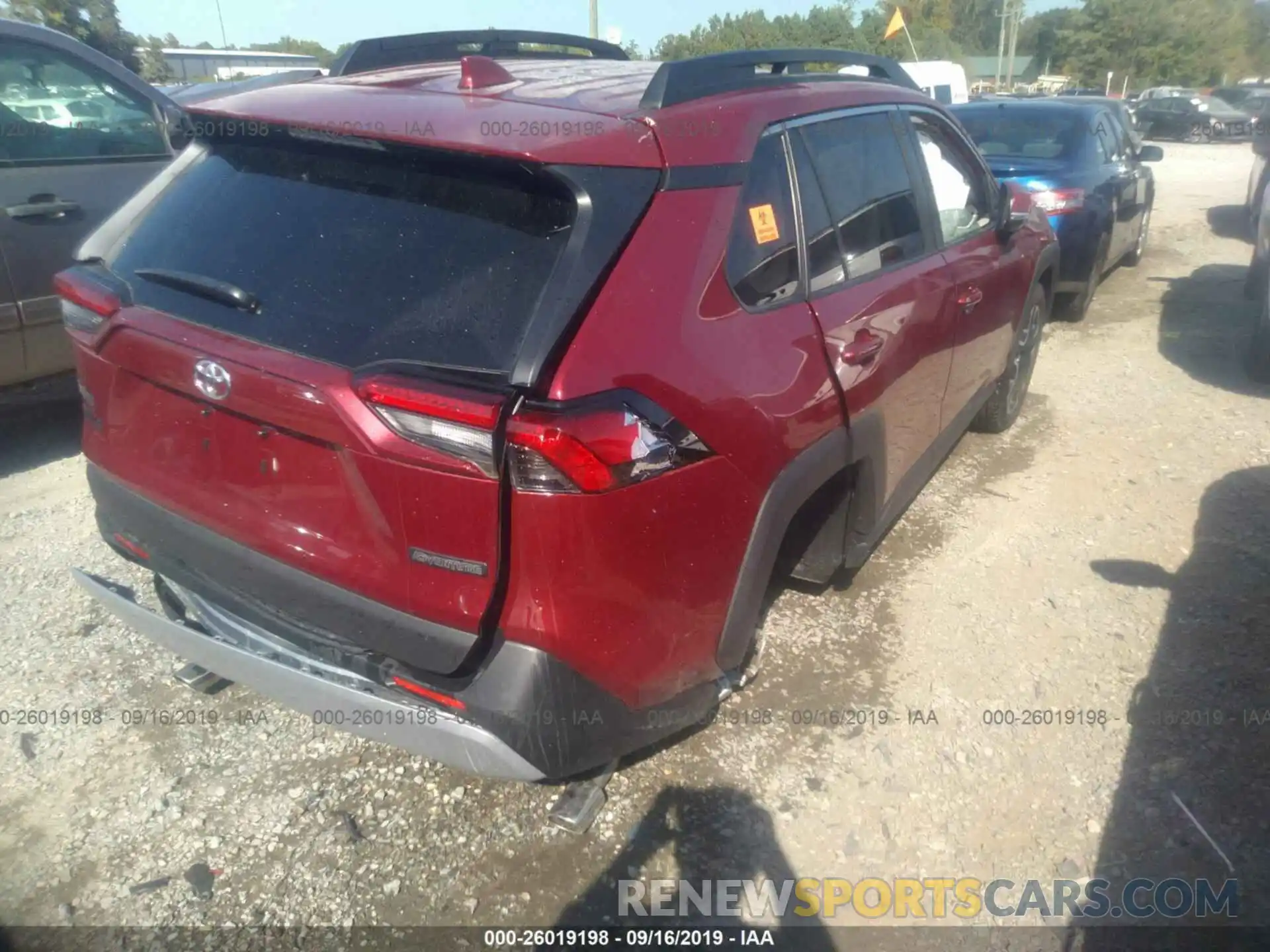 4 Photograph of a damaged car 2T3J1RFV6KW030093 TOYOTA RAV4 2019