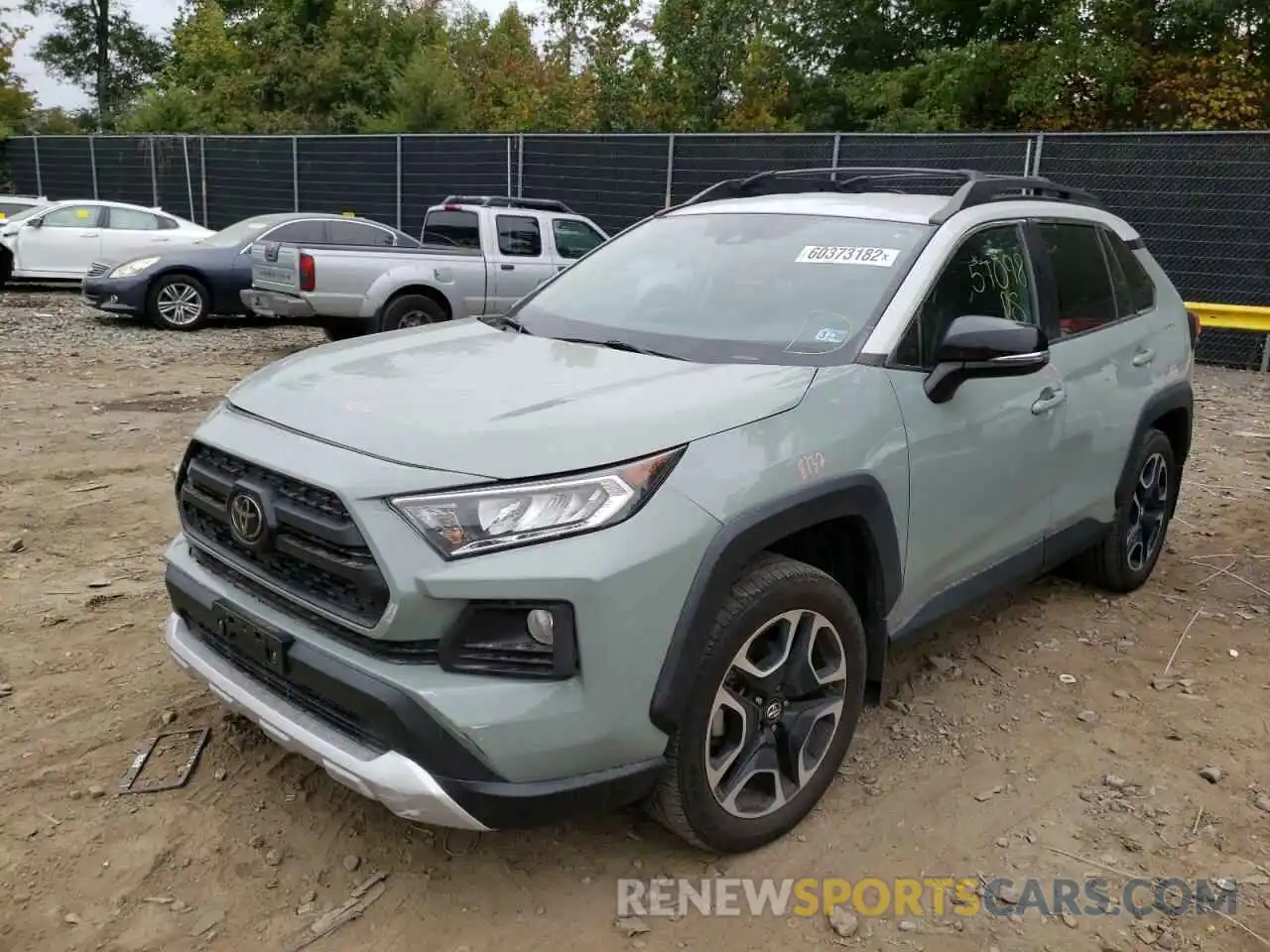 2 Photograph of a damaged car 2T3J1RFV7KC005981 TOYOTA RAV4 2019