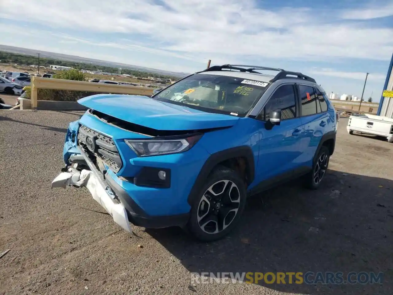 2 Photograph of a damaged car 2T3J1RFV7KC011358 TOYOTA RAV4 2019