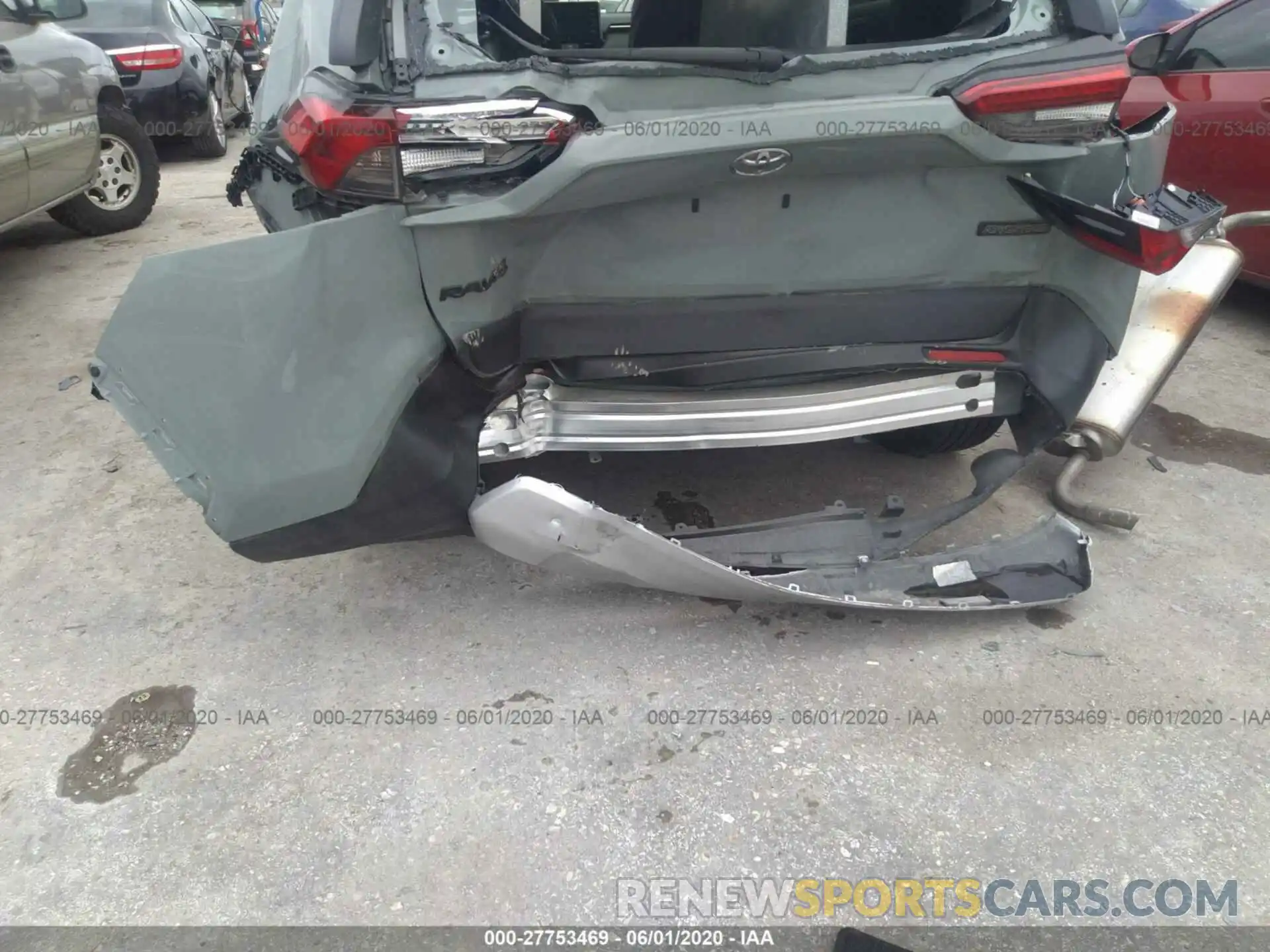 6 Photograph of a damaged car 2T3J1RFV7KW008765 TOYOTA RAV4 2019