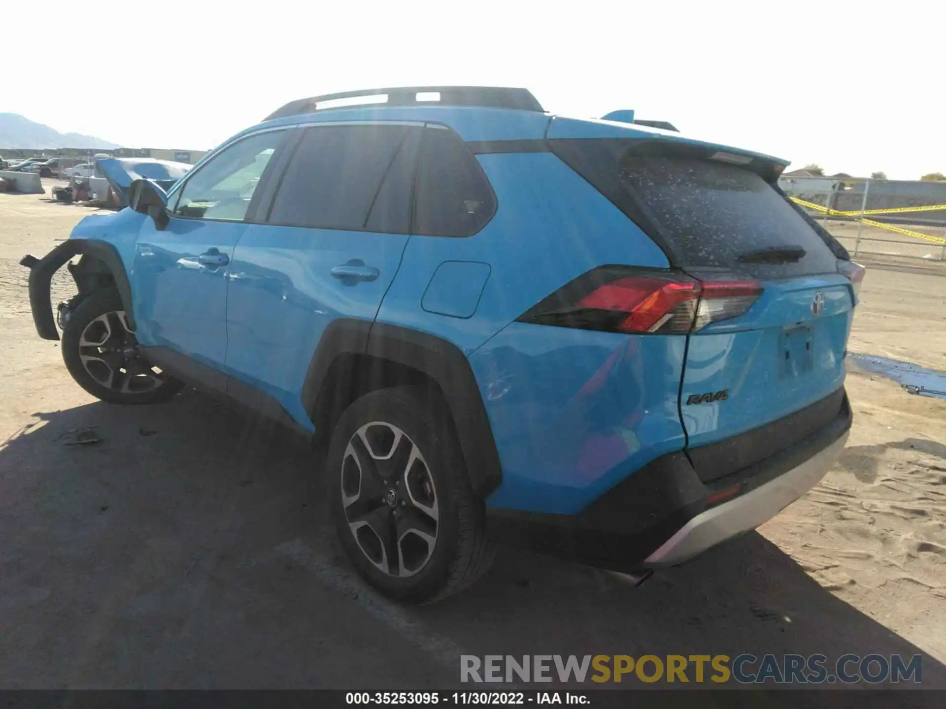 3 Photograph of a damaged car 2T3J1RFV7KW011424 TOYOTA RAV4 2019