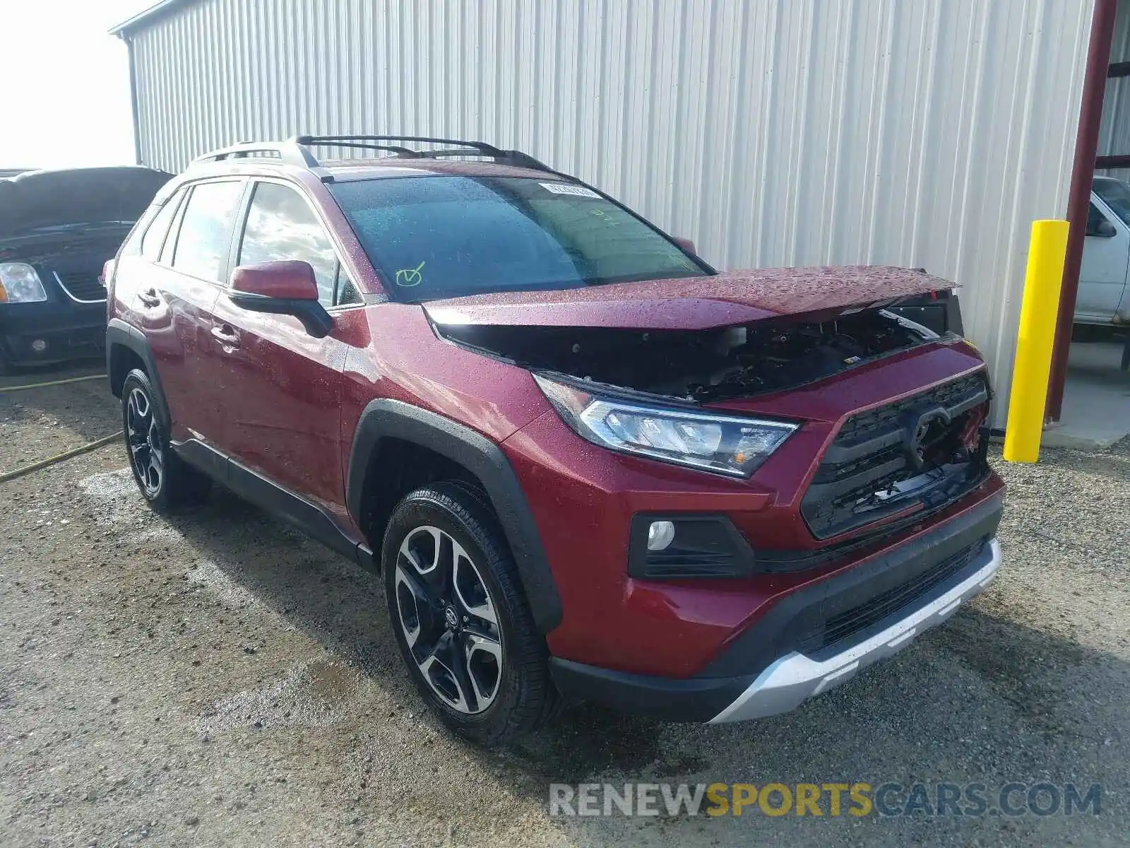 1 Photograph of a damaged car 2T3J1RFV7KW016445 TOYOTA RAV4 2019