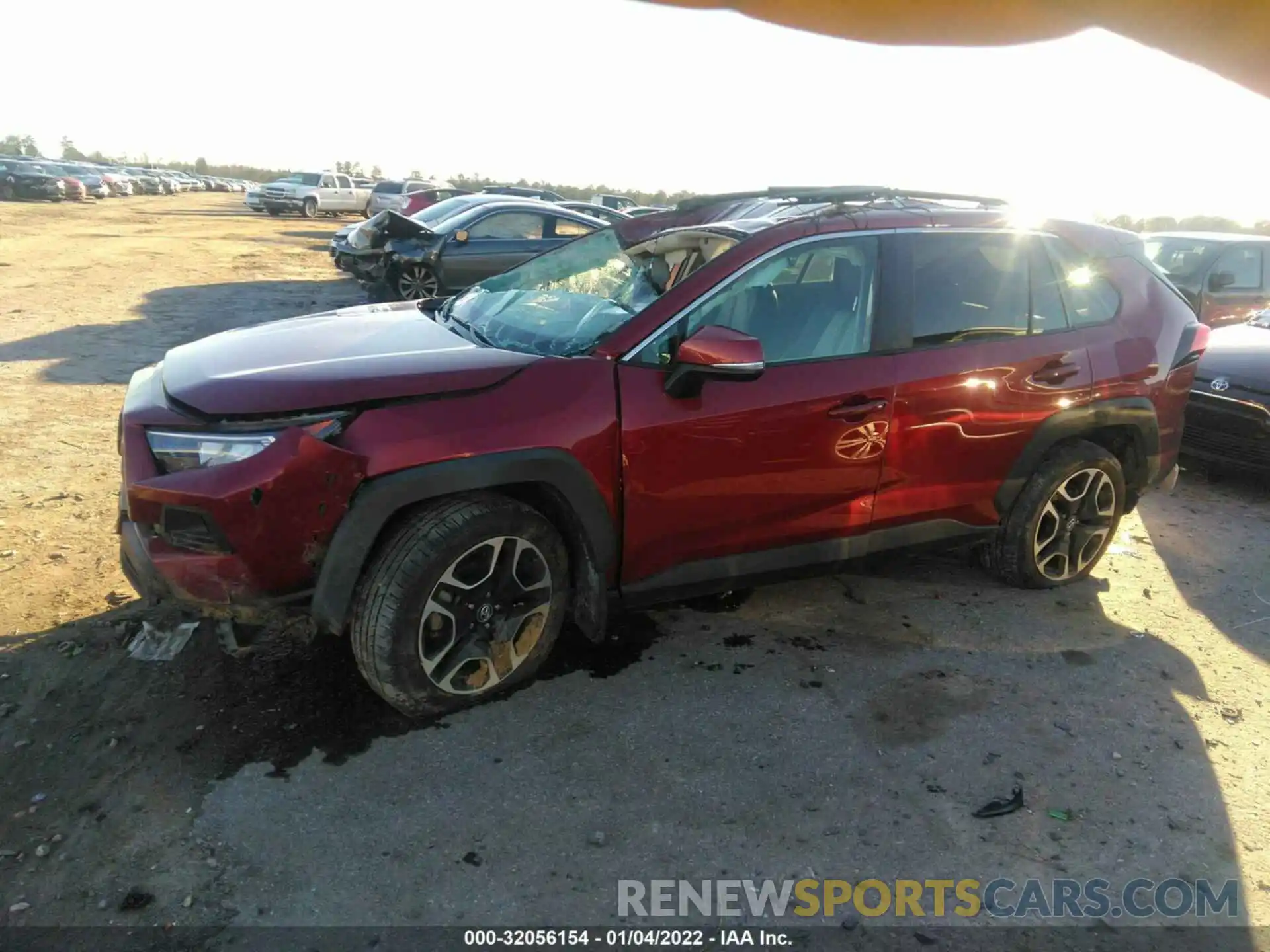 2 Photograph of a damaged car 2T3J1RFV7KW019832 TOYOTA RAV4 2019