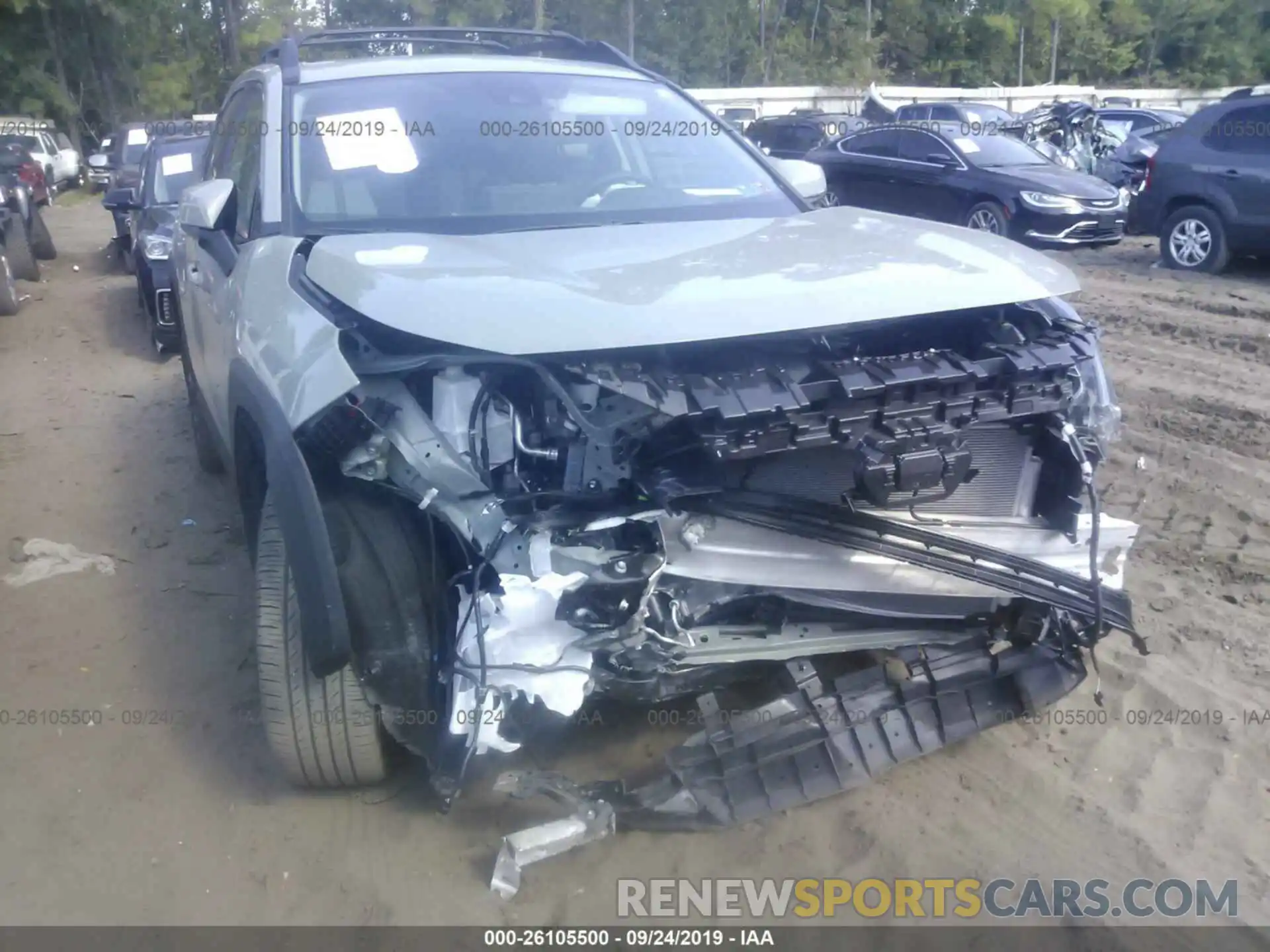 6 Photograph of a damaged car 2T3J1RFV7KW020687 TOYOTA RAV4 2019