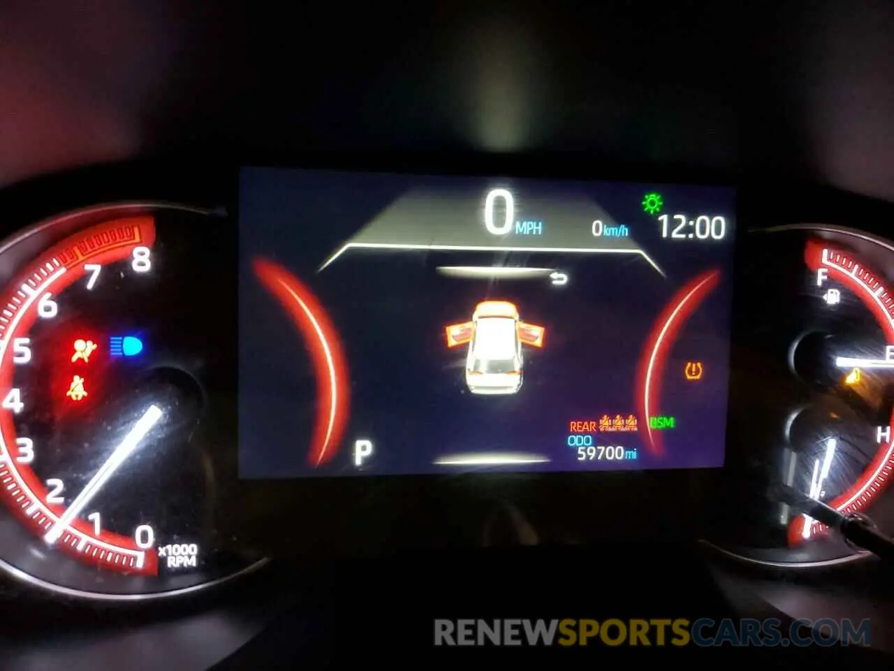 9 Photograph of a damaged car 2T3J1RFV7KW028143 TOYOTA RAV4 2019