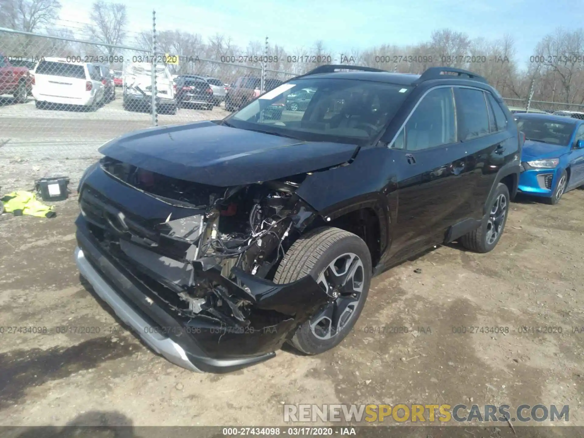 2 Photograph of a damaged car 2T3J1RFV7KW030619 TOYOTA RAV4 2019