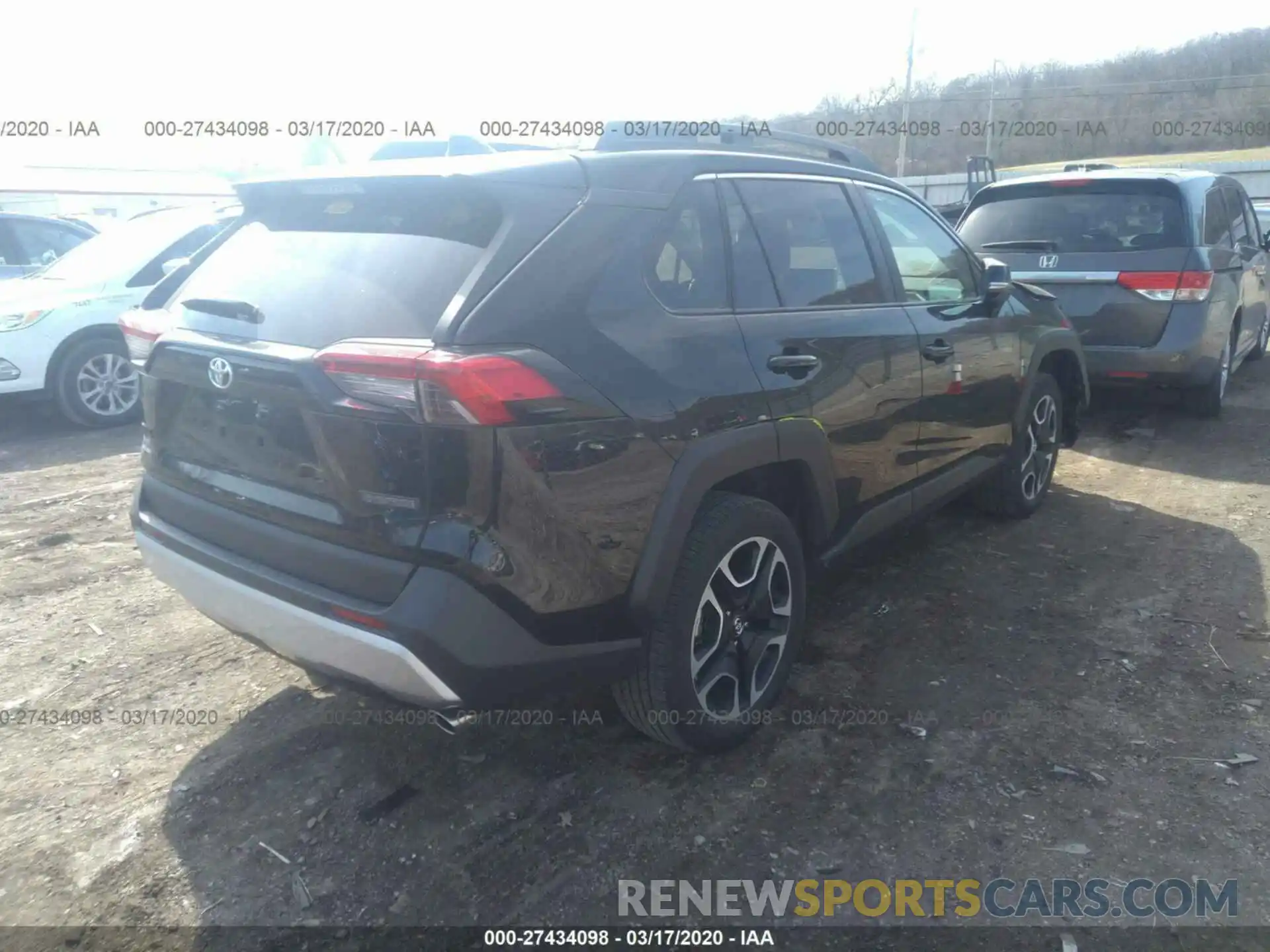 4 Photograph of a damaged car 2T3J1RFV7KW030619 TOYOTA RAV4 2019