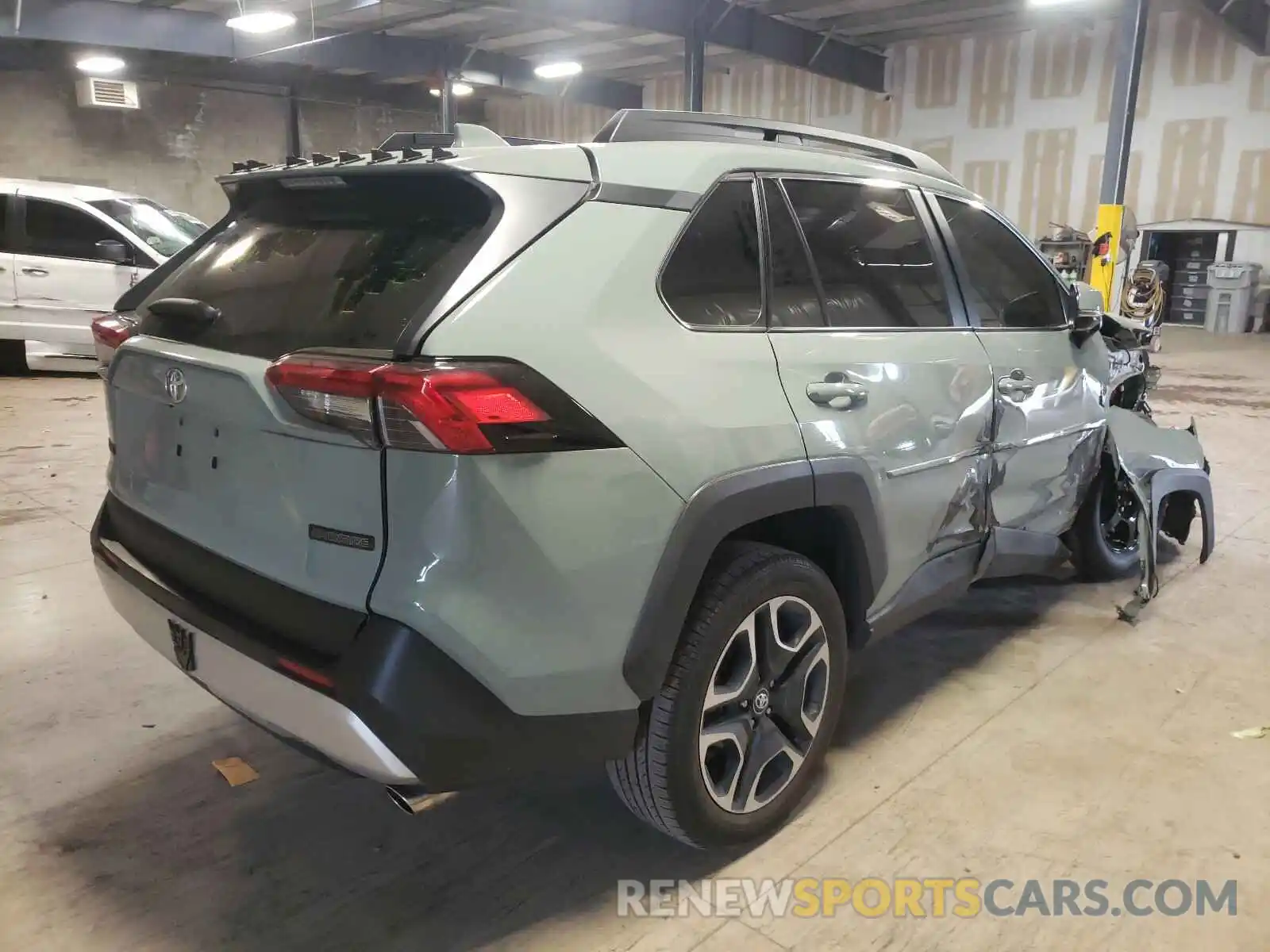 4 Photograph of a damaged car 2T3J1RFV7KW034122 TOYOTA RAV4 2019