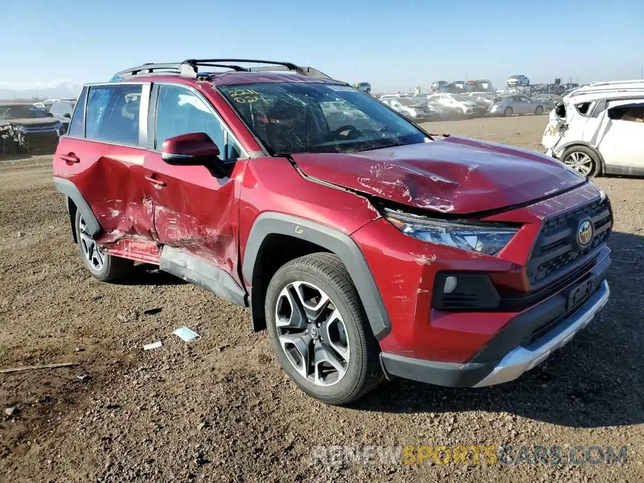 1 Photograph of a damaged car 2T3J1RFV7KW036792 TOYOTA RAV4 2019