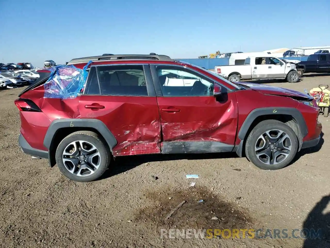 9 Photograph of a damaged car 2T3J1RFV7KW036792 TOYOTA RAV4 2019