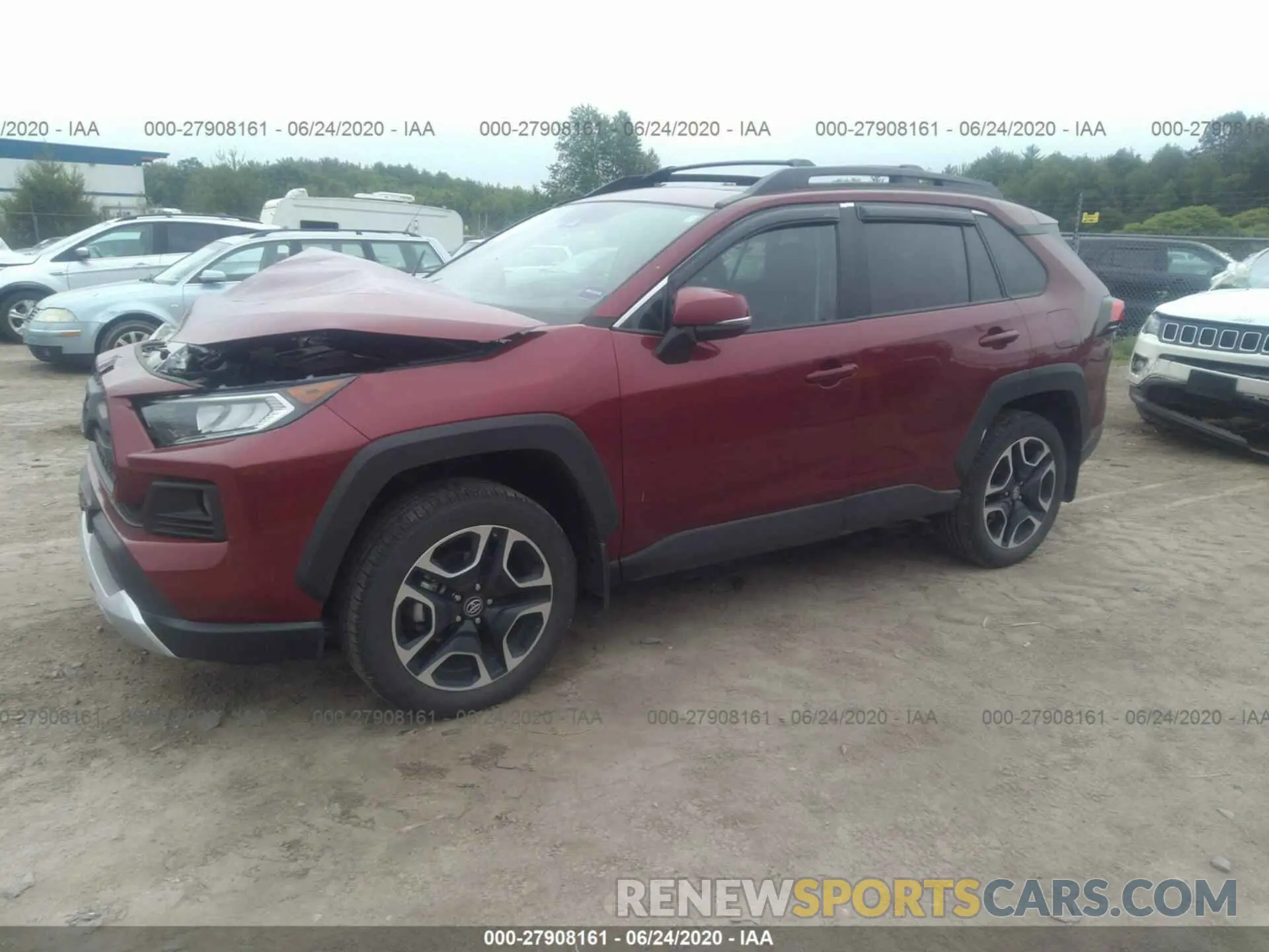 2 Photograph of a damaged car 2T3J1RFV7KW043533 TOYOTA RAV4 2019