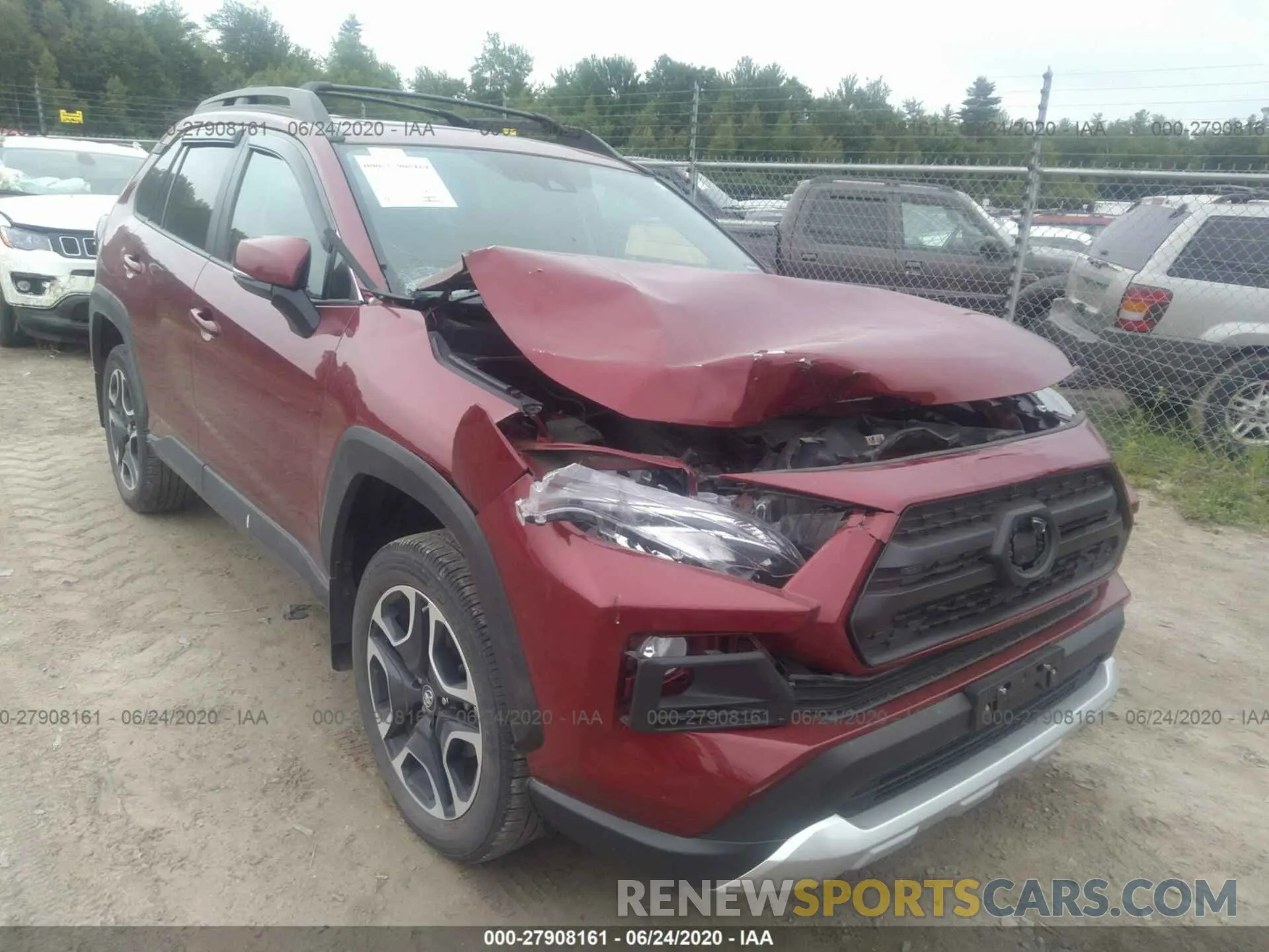 6 Photograph of a damaged car 2T3J1RFV7KW043533 TOYOTA RAV4 2019