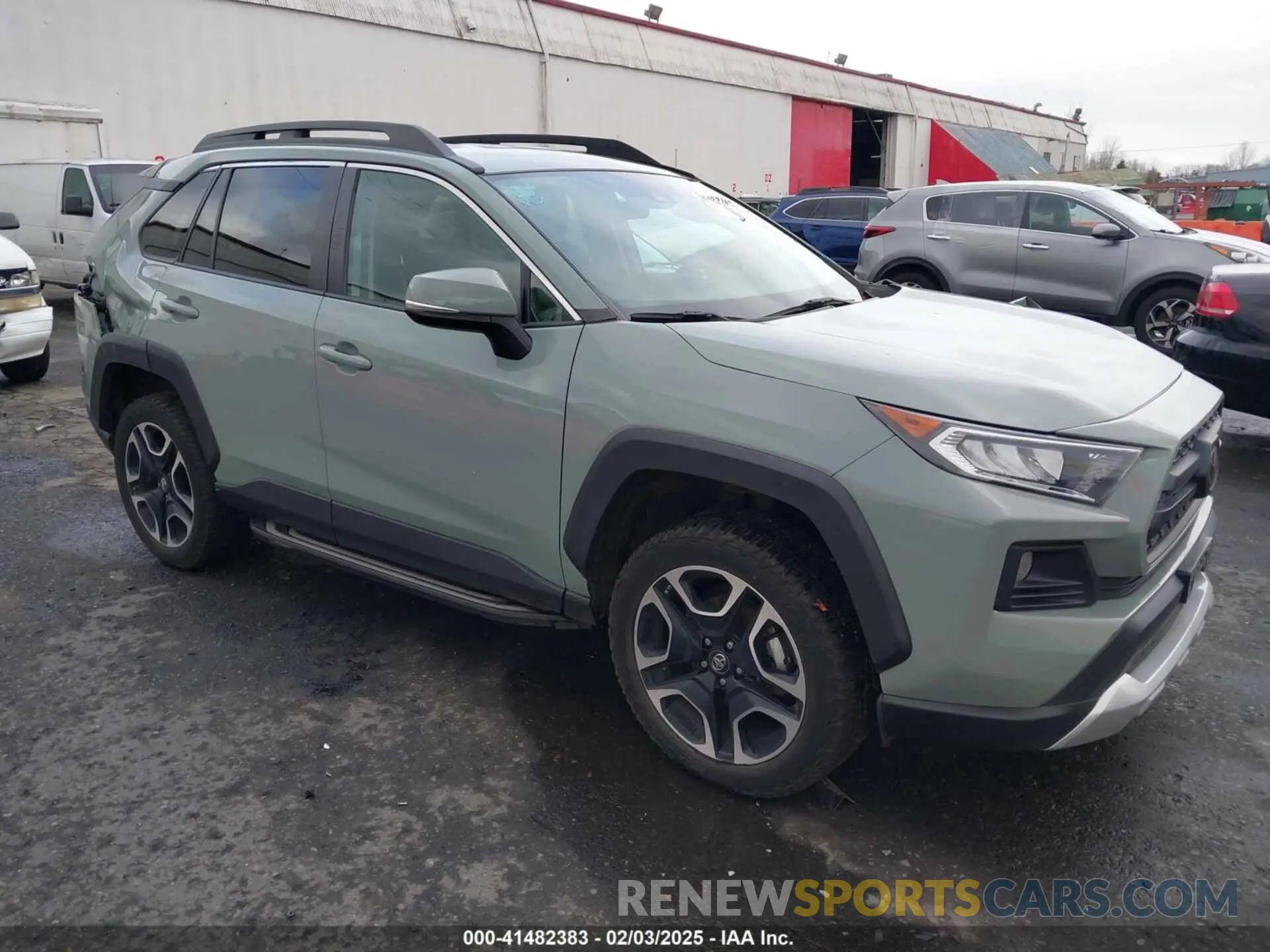 1 Photograph of a damaged car 2T3J1RFV8KC002037 TOYOTA RAV4 2019