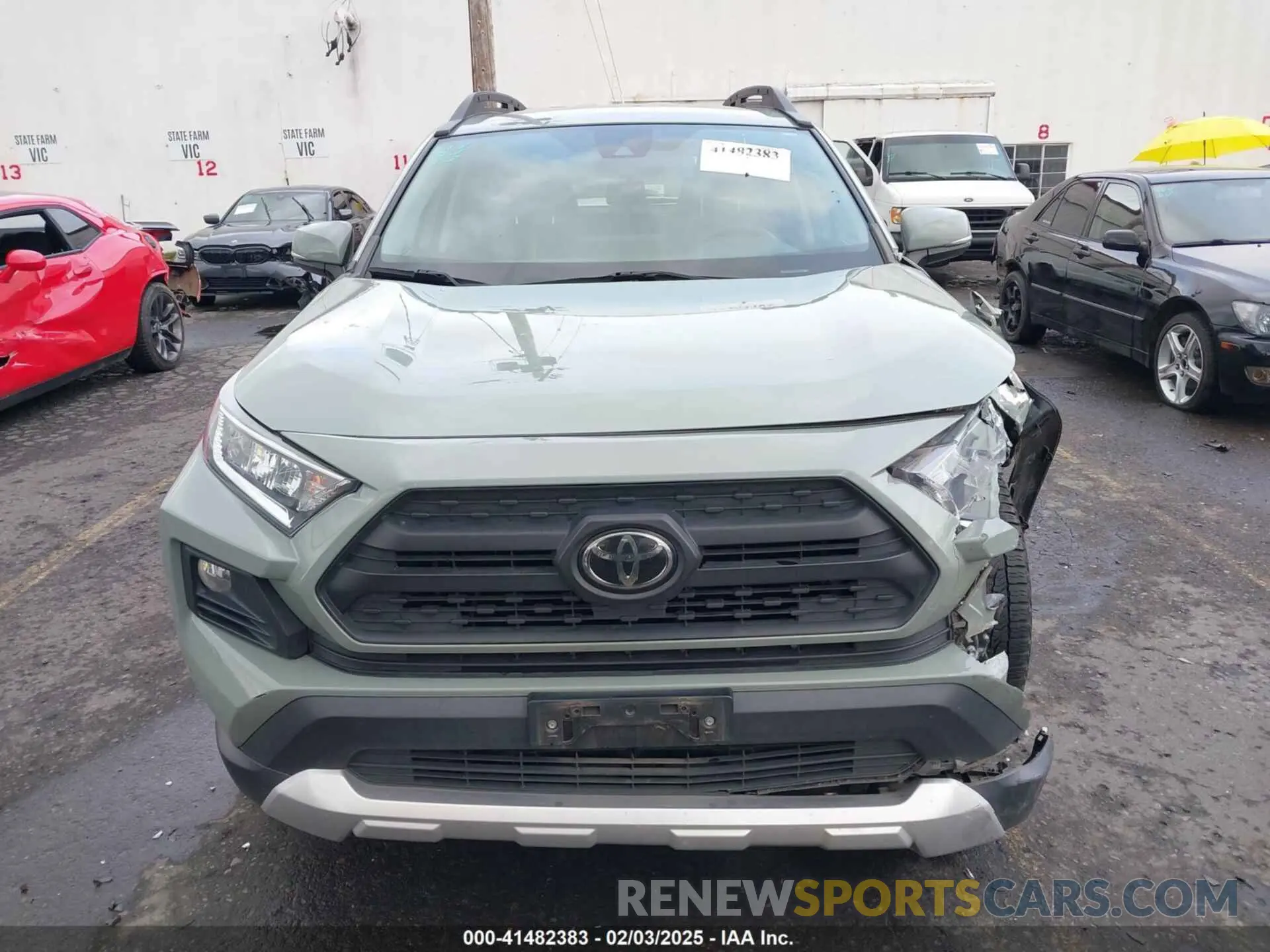 12 Photograph of a damaged car 2T3J1RFV8KC002037 TOYOTA RAV4 2019