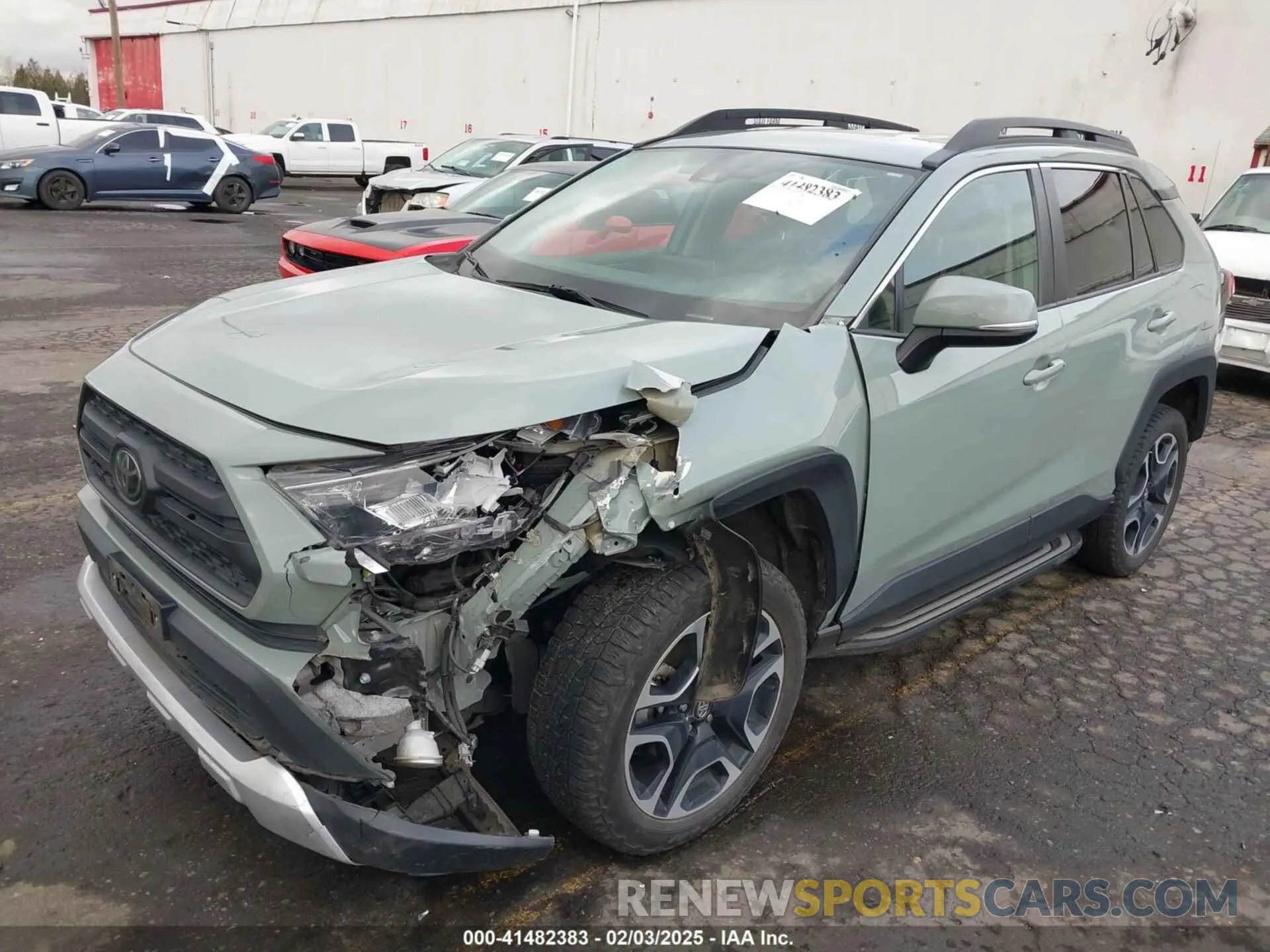6 Photograph of a damaged car 2T3J1RFV8KC002037 TOYOTA RAV4 2019