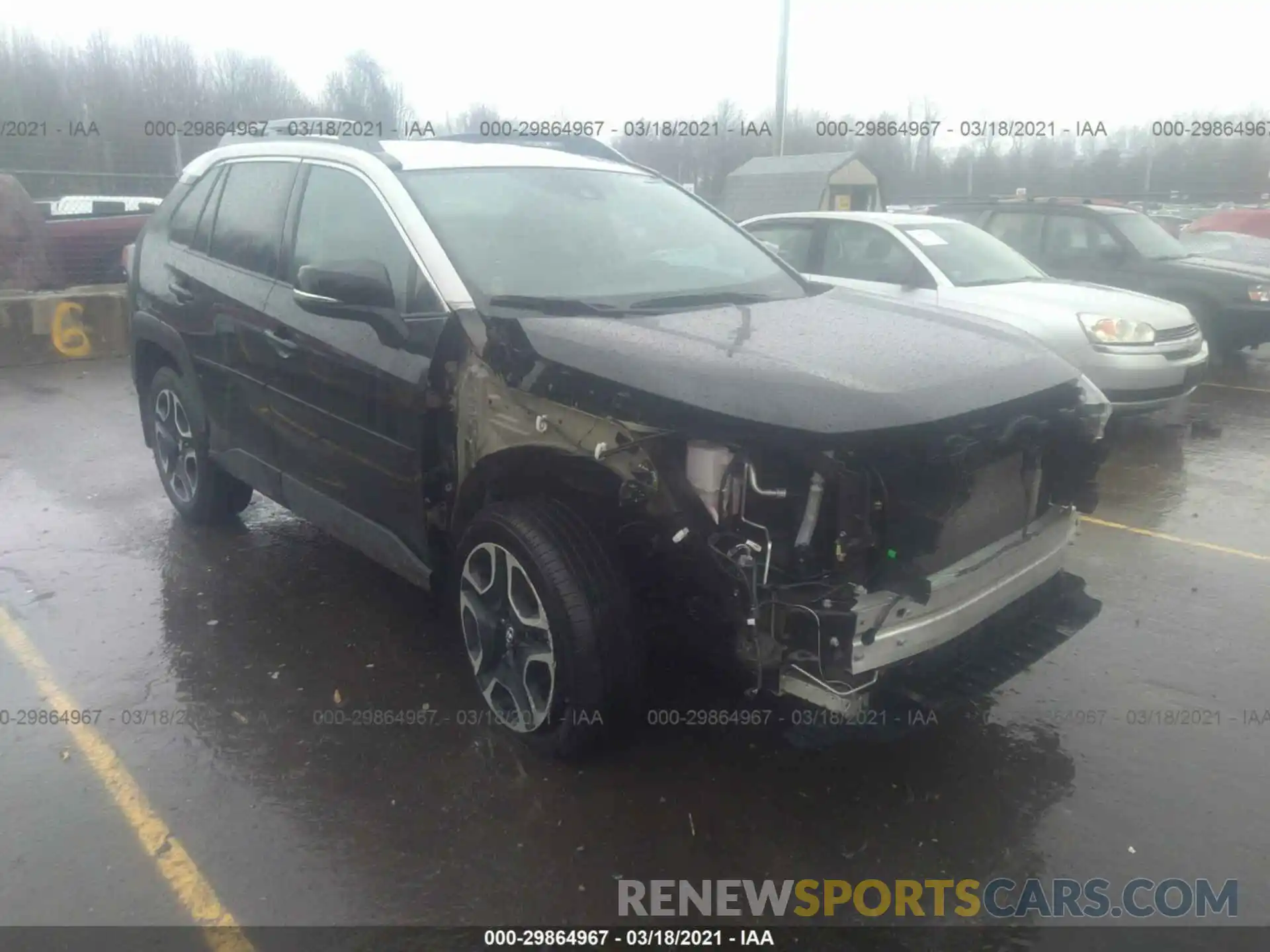 1 Photograph of a damaged car 2T3J1RFV8KC006606 TOYOTA RAV4 2019