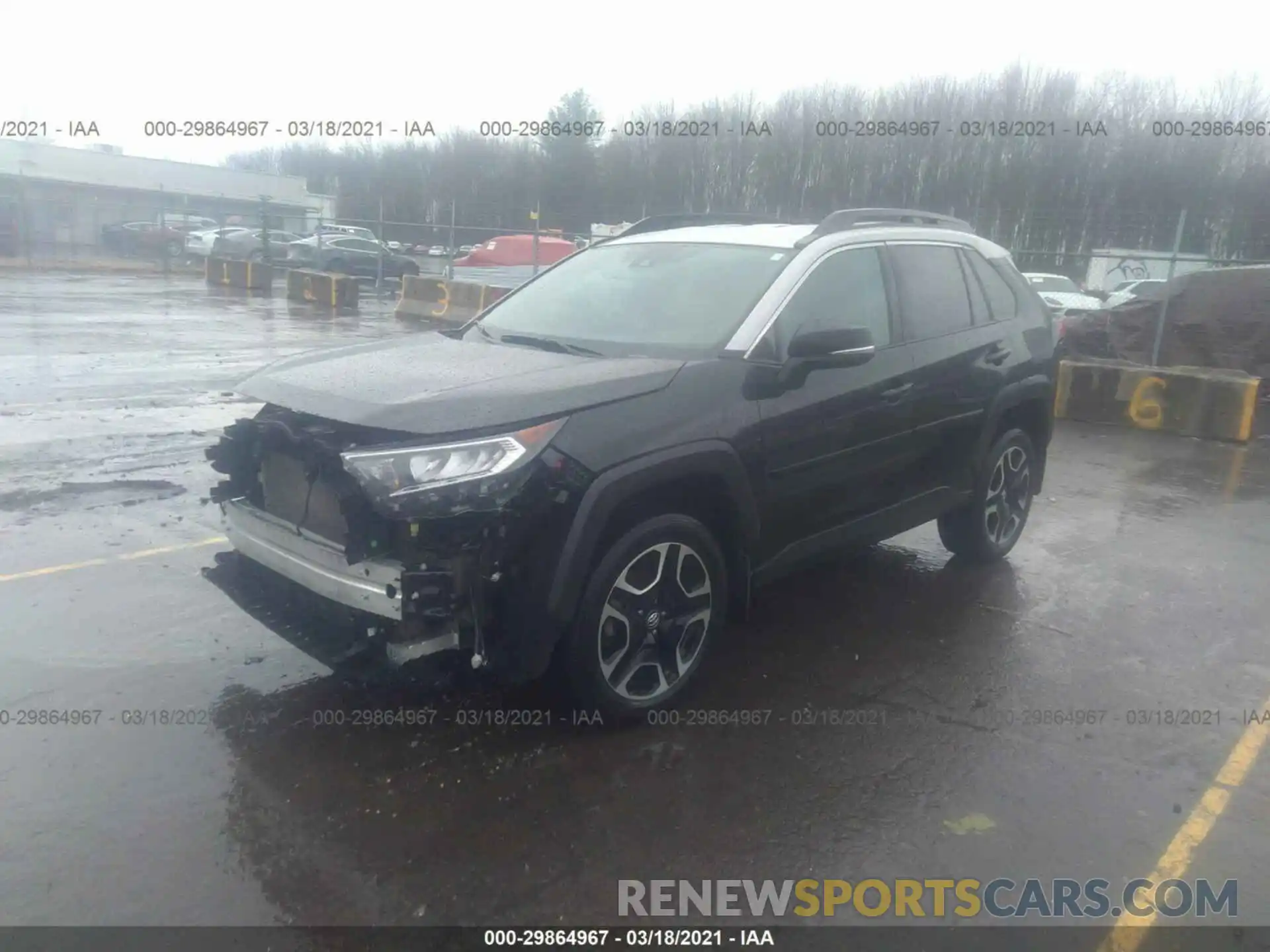 2 Photograph of a damaged car 2T3J1RFV8KC006606 TOYOTA RAV4 2019