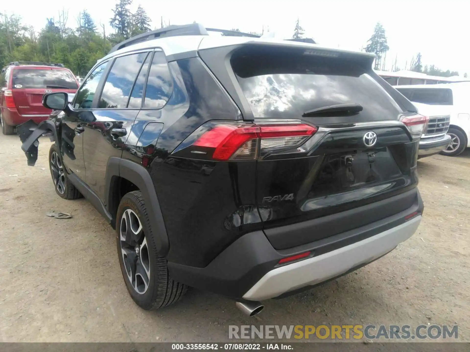 3 Photograph of a damaged car 2T3J1RFV8KC008579 TOYOTA RAV4 2019