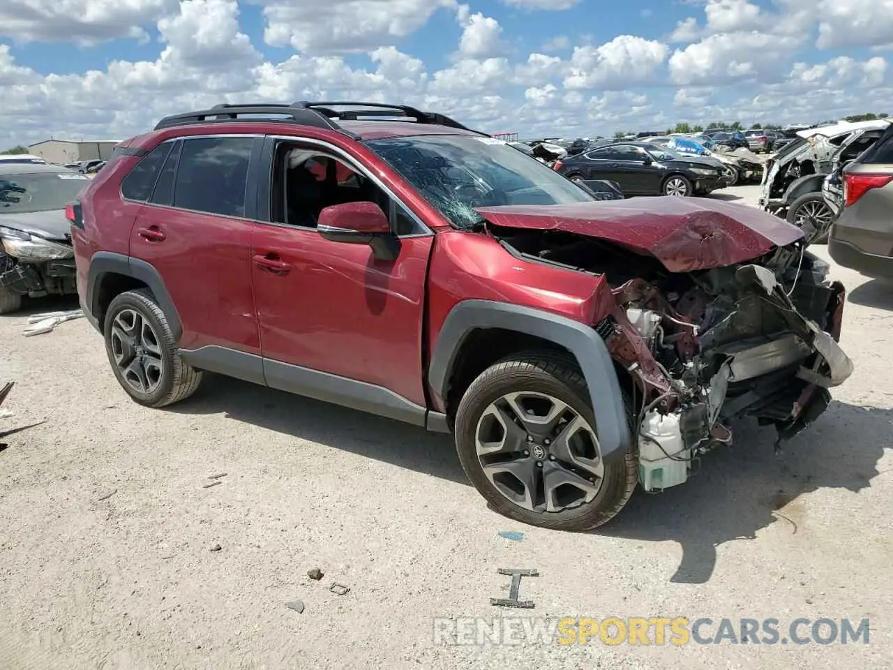 4 Photograph of a damaged car 2T3J1RFV8KC012552 TOYOTA RAV4 2019