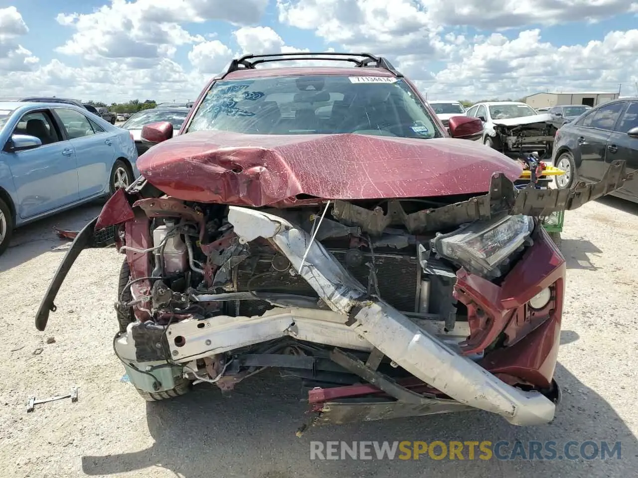 5 Photograph of a damaged car 2T3J1RFV8KC012552 TOYOTA RAV4 2019