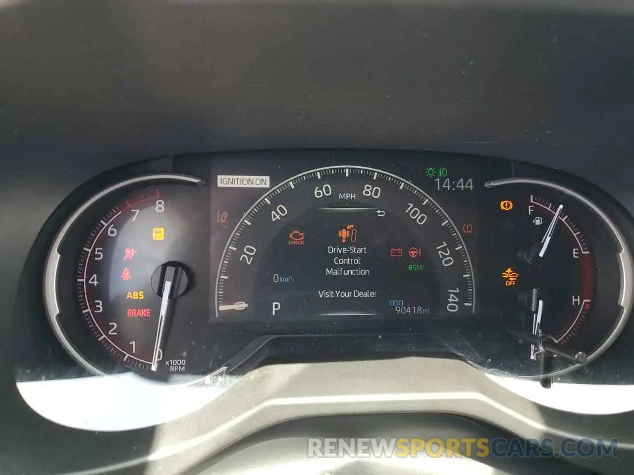9 Photograph of a damaged car 2T3J1RFV8KC012552 TOYOTA RAV4 2019