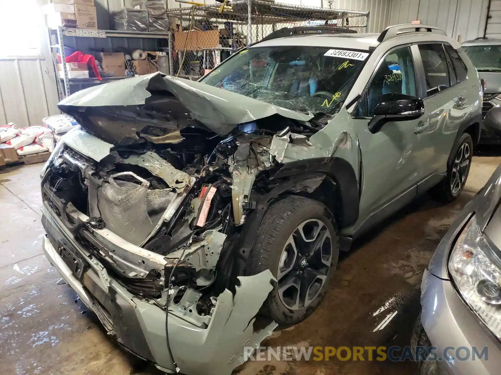 2 Photograph of a damaged car 2T3J1RFV8KC013474 TOYOTA RAV4 2019