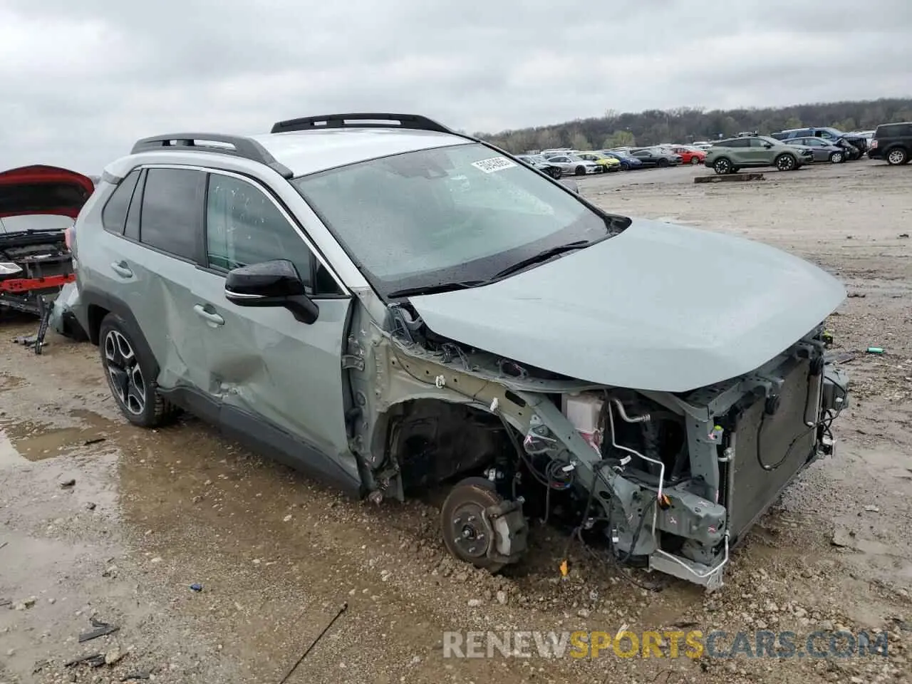 4 Photograph of a damaged car 2T3J1RFV8KC020571 TOYOTA RAV4 2019