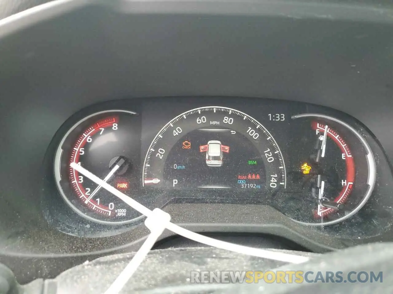 9 Photograph of a damaged car 2T3J1RFV8KC020571 TOYOTA RAV4 2019