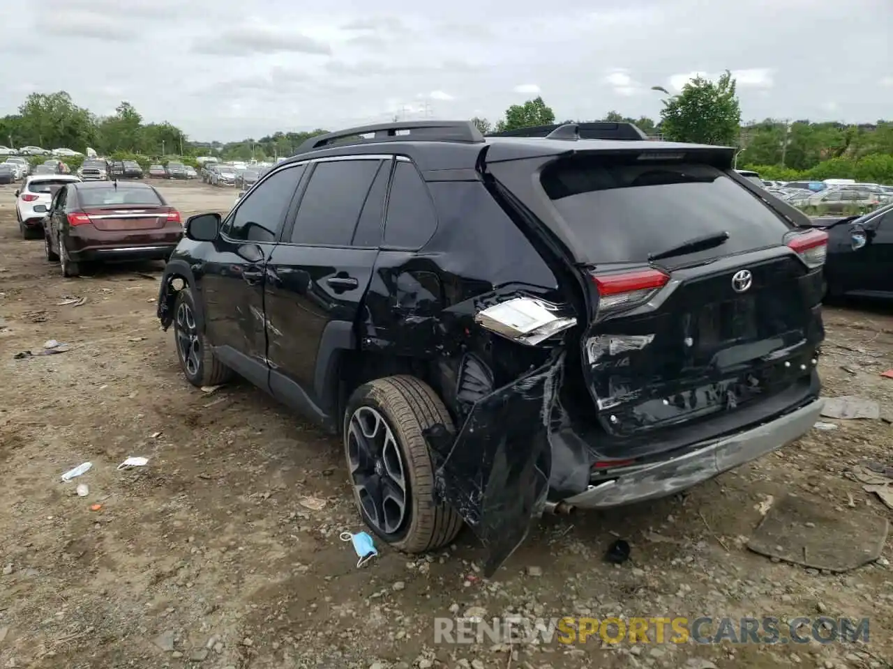 3 Photograph of a damaged car 2T3J1RFV8KW001114 TOYOTA RAV4 2019