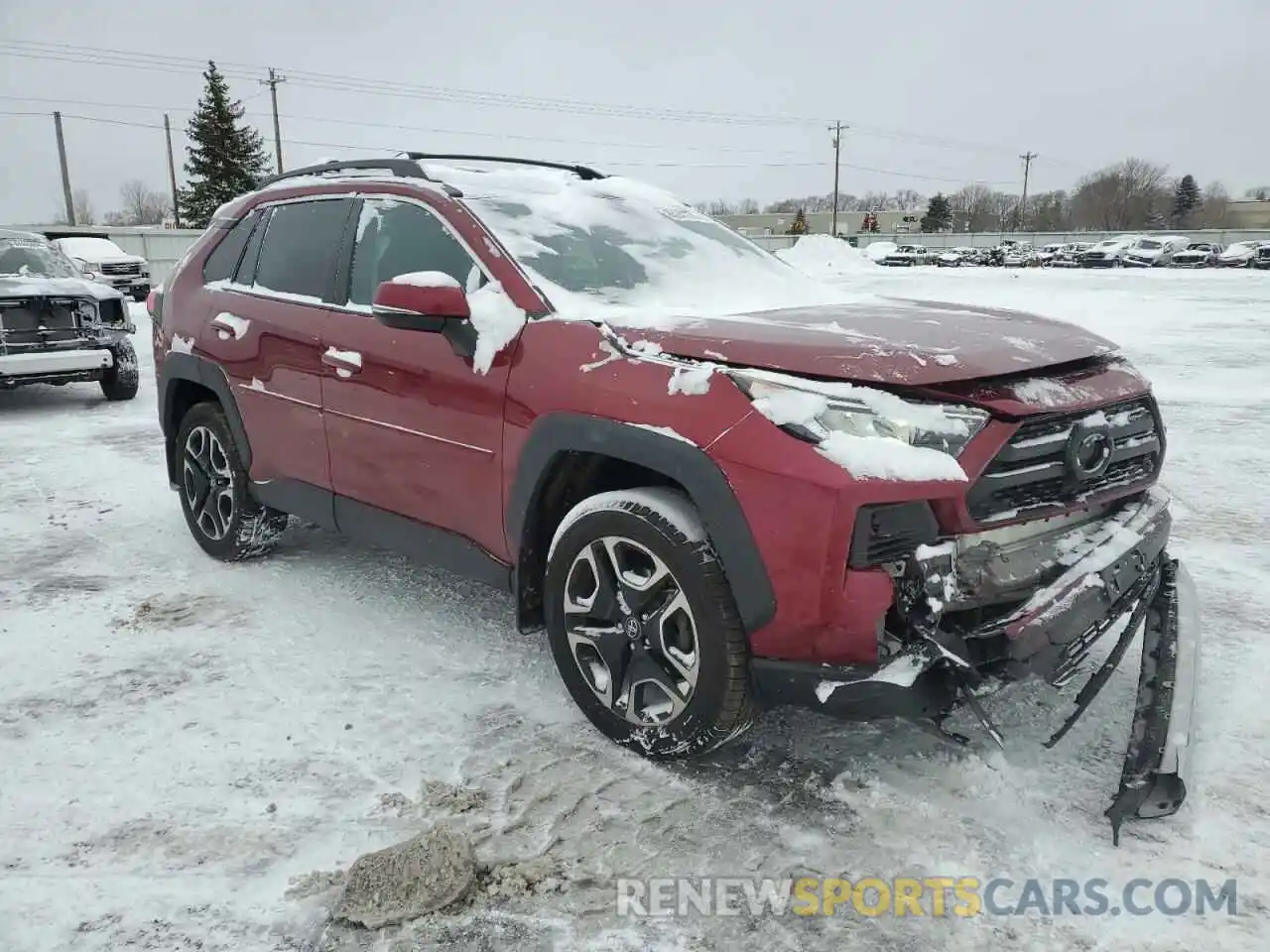 4 Photograph of a damaged car 2T3J1RFV8KW005731 TOYOTA RAV4 2019