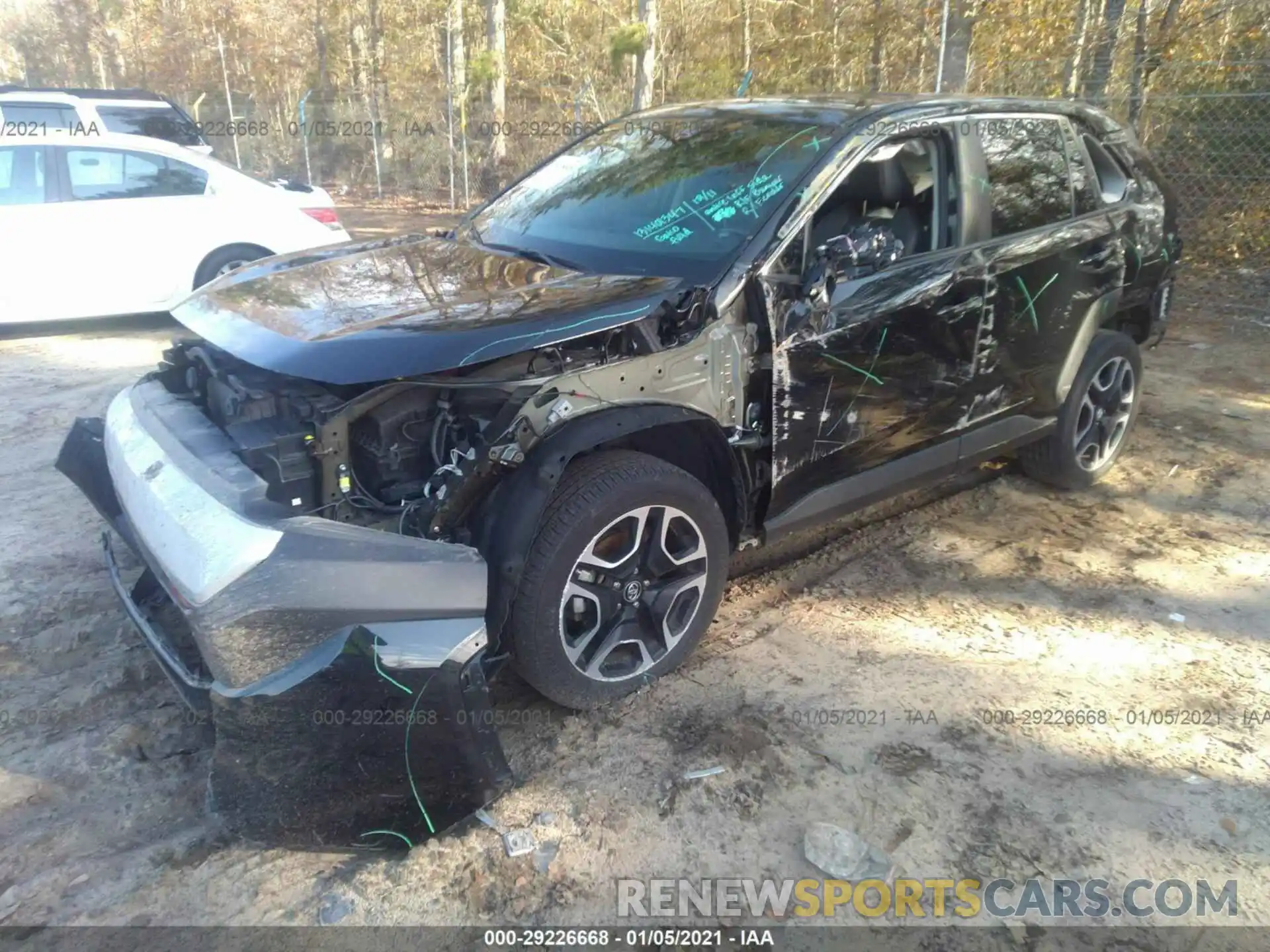 2 Photograph of a damaged car 2T3J1RFV8KW021119 TOYOTA RAV4 2019