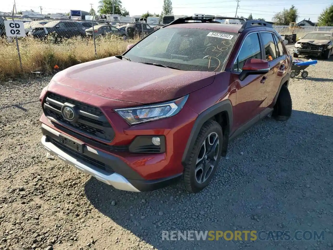 2 Photograph of a damaged car 2T3J1RFV8KW025381 TOYOTA RAV4 2019