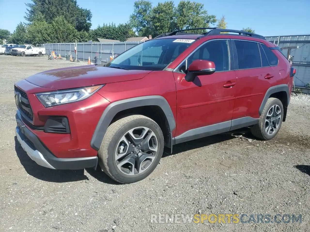 1 Photograph of a damaged car 2T3J1RFV8KW047512 TOYOTA RAV4 2019