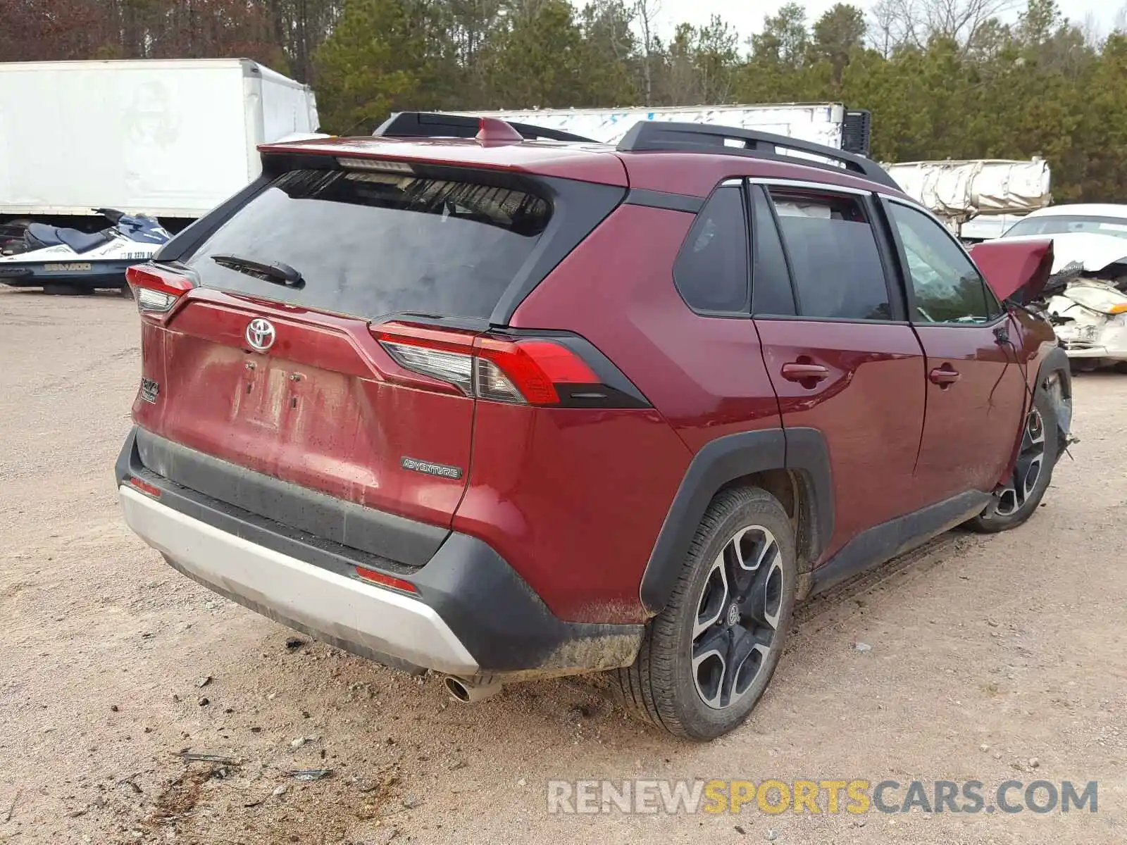 4 Photograph of a damaged car 2T3J1RFV9KW008220 TOYOTA RAV4 2019