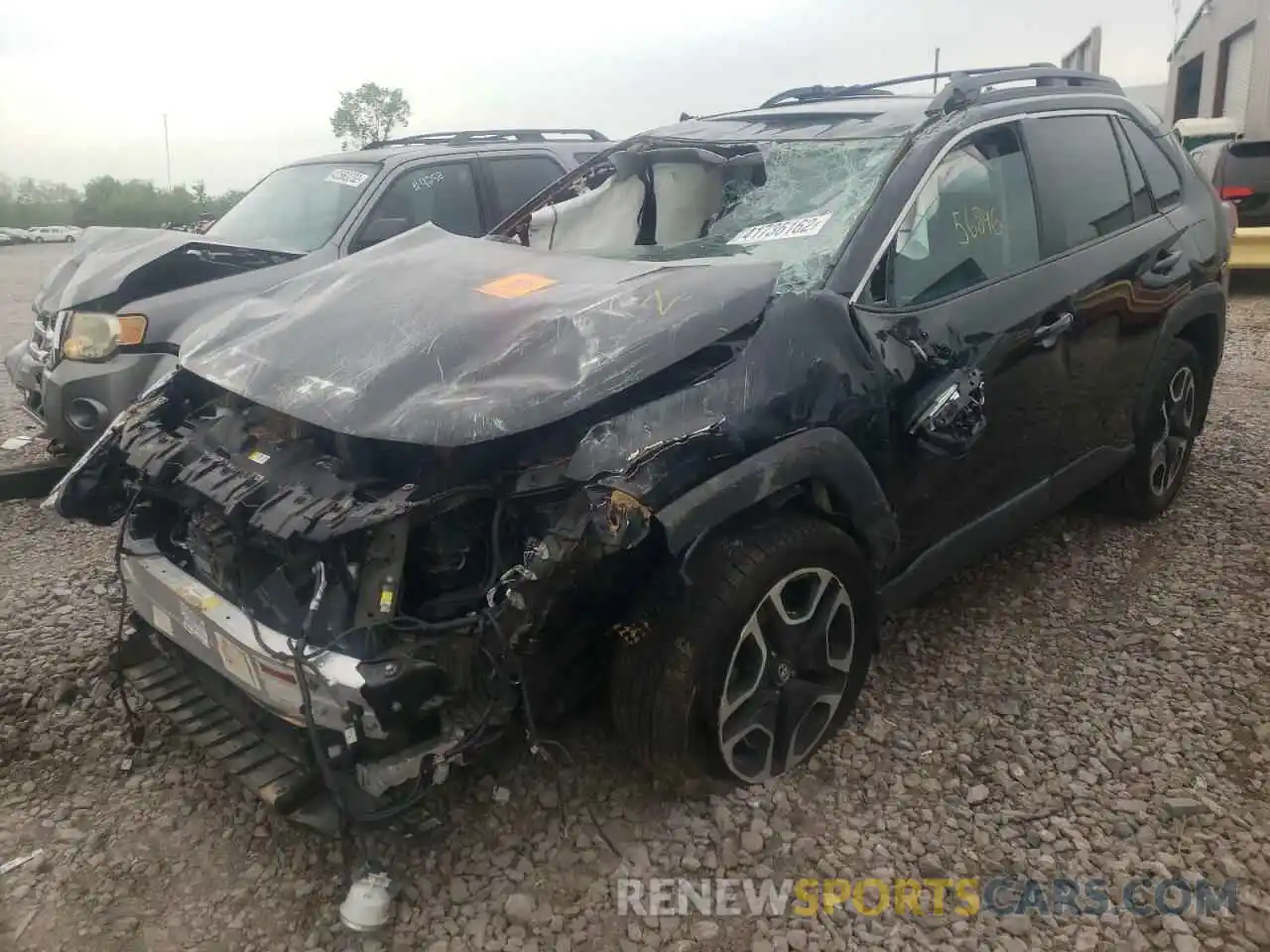 2 Photograph of a damaged car 2T3J1RFV9KW013742 TOYOTA RAV4 2019