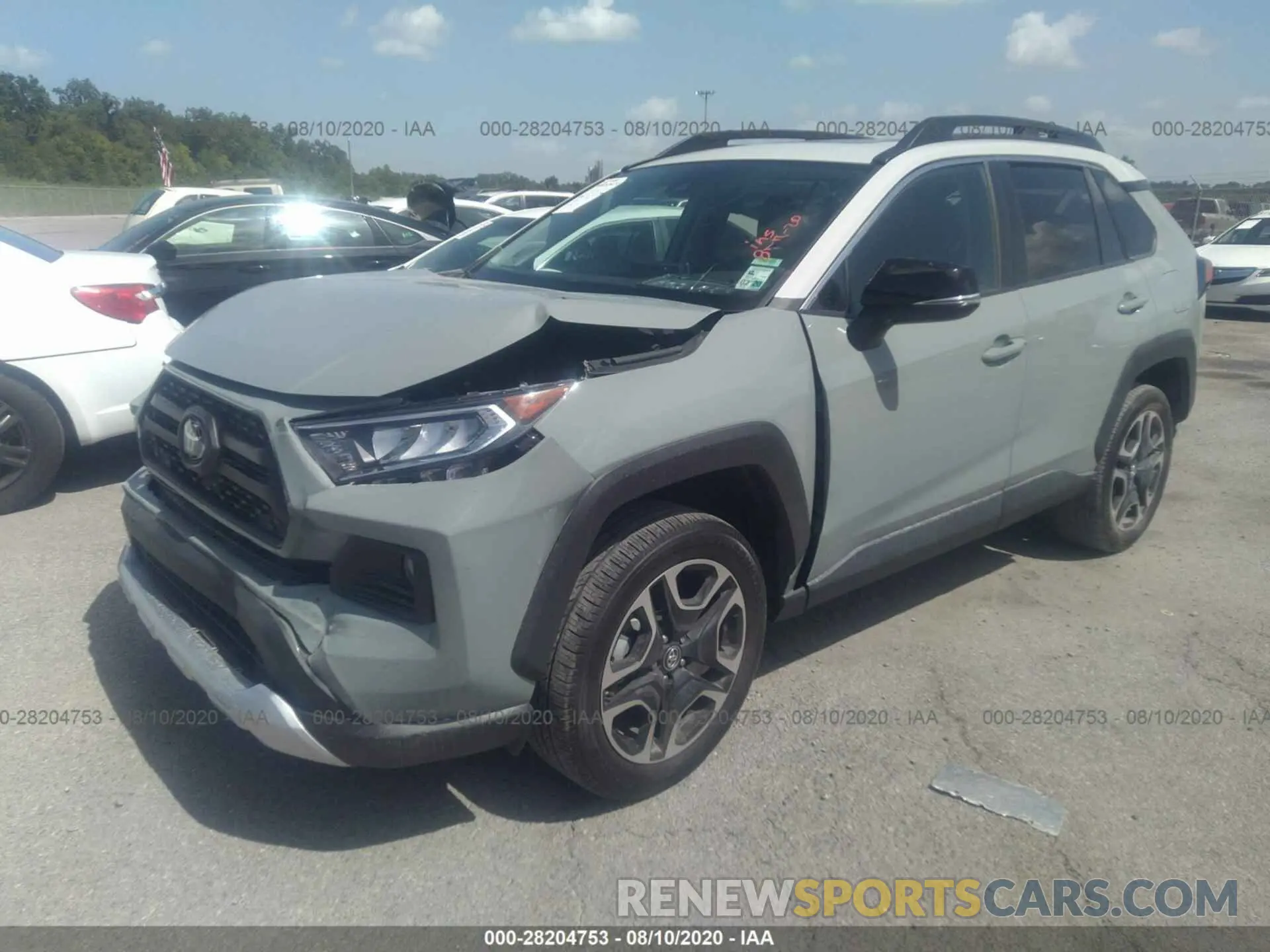 2 Photograph of a damaged car 2T3J1RFV9KW016933 TOYOTA RAV4 2019