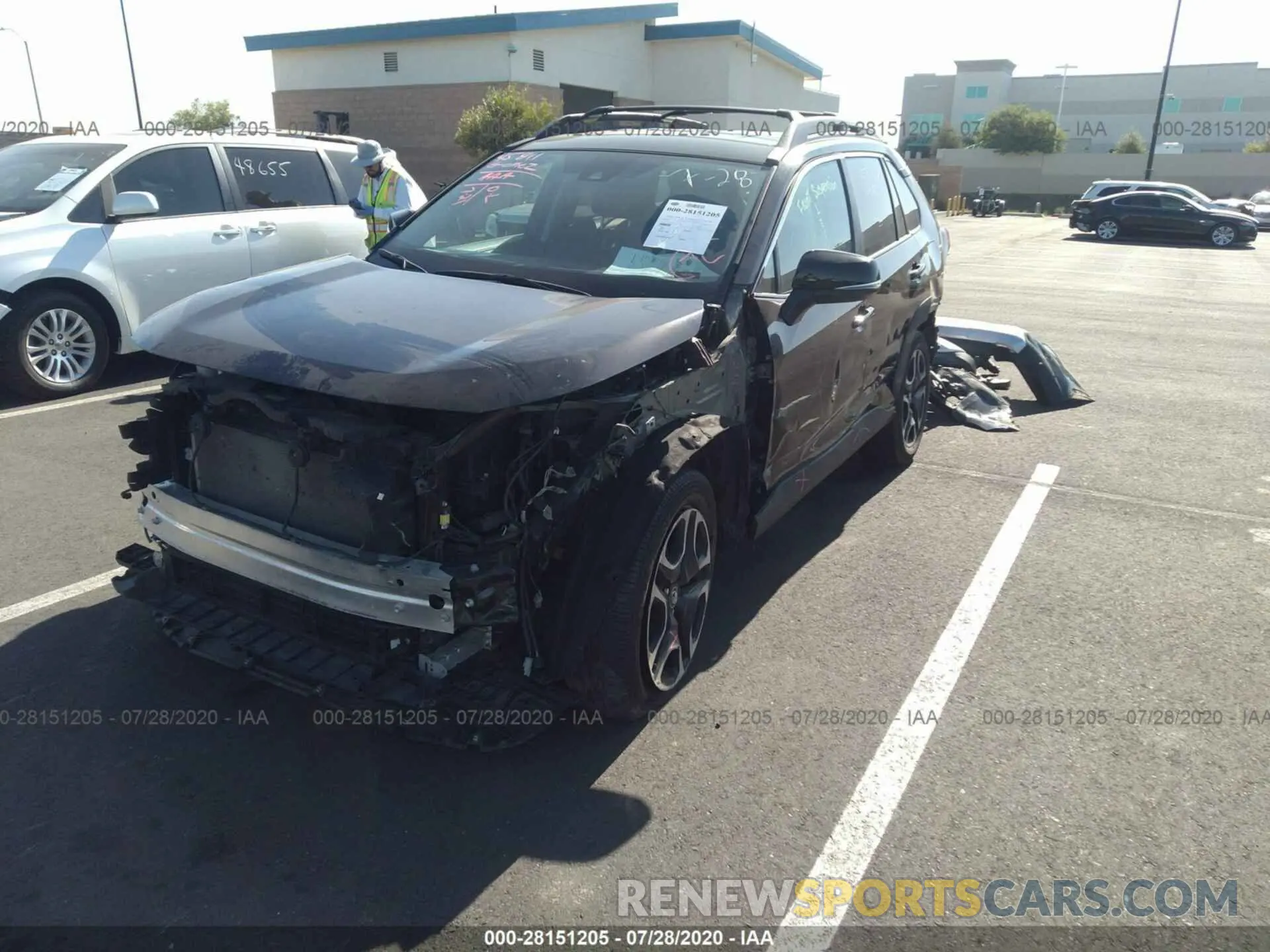 2 Photograph of a damaged car 2T3J1RFV9KW017130 TOYOTA RAV4 2019