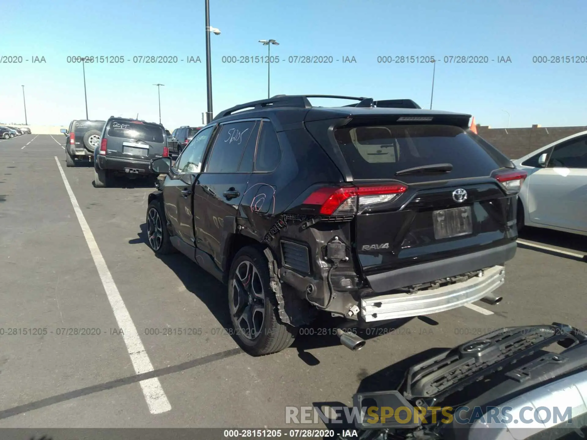 3 Photograph of a damaged car 2T3J1RFV9KW017130 TOYOTA RAV4 2019
