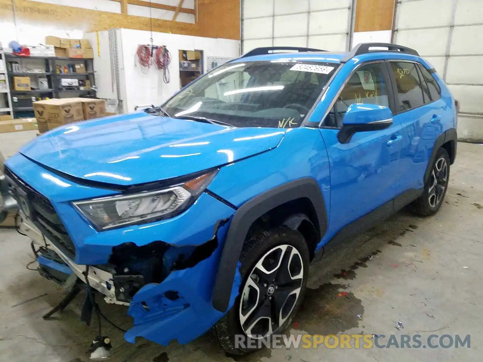 2 Photograph of a damaged car 2T3J1RFVXKC028736 TOYOTA RAV4 2019