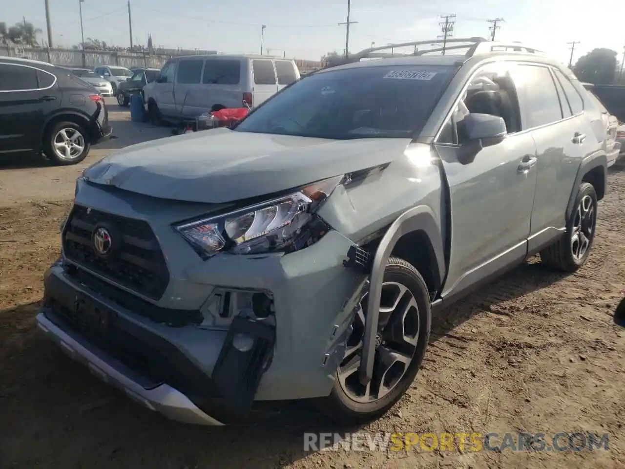 2 Photograph of a damaged car 2T3J1RFVXKW002376 TOYOTA RAV4 2019