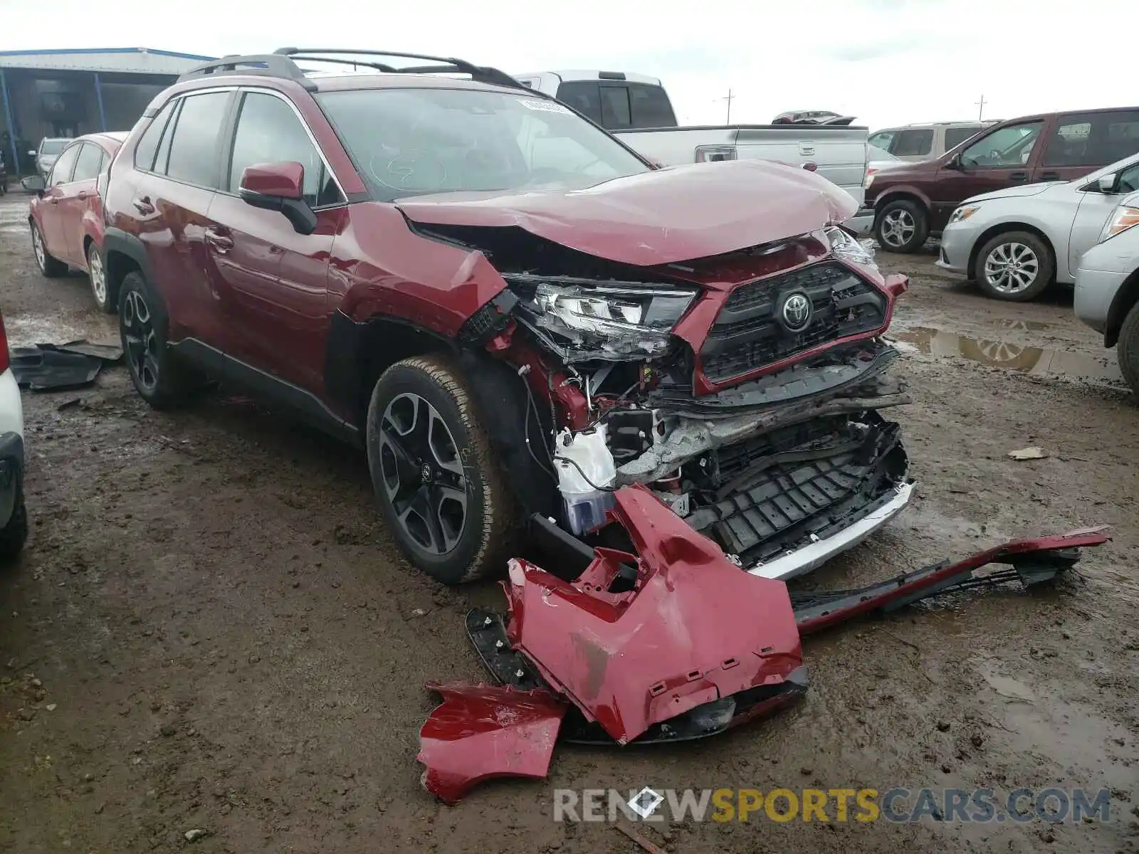 1 Photograph of a damaged car 2T3J1RFVXKW003933 TOYOTA RAV4 2019